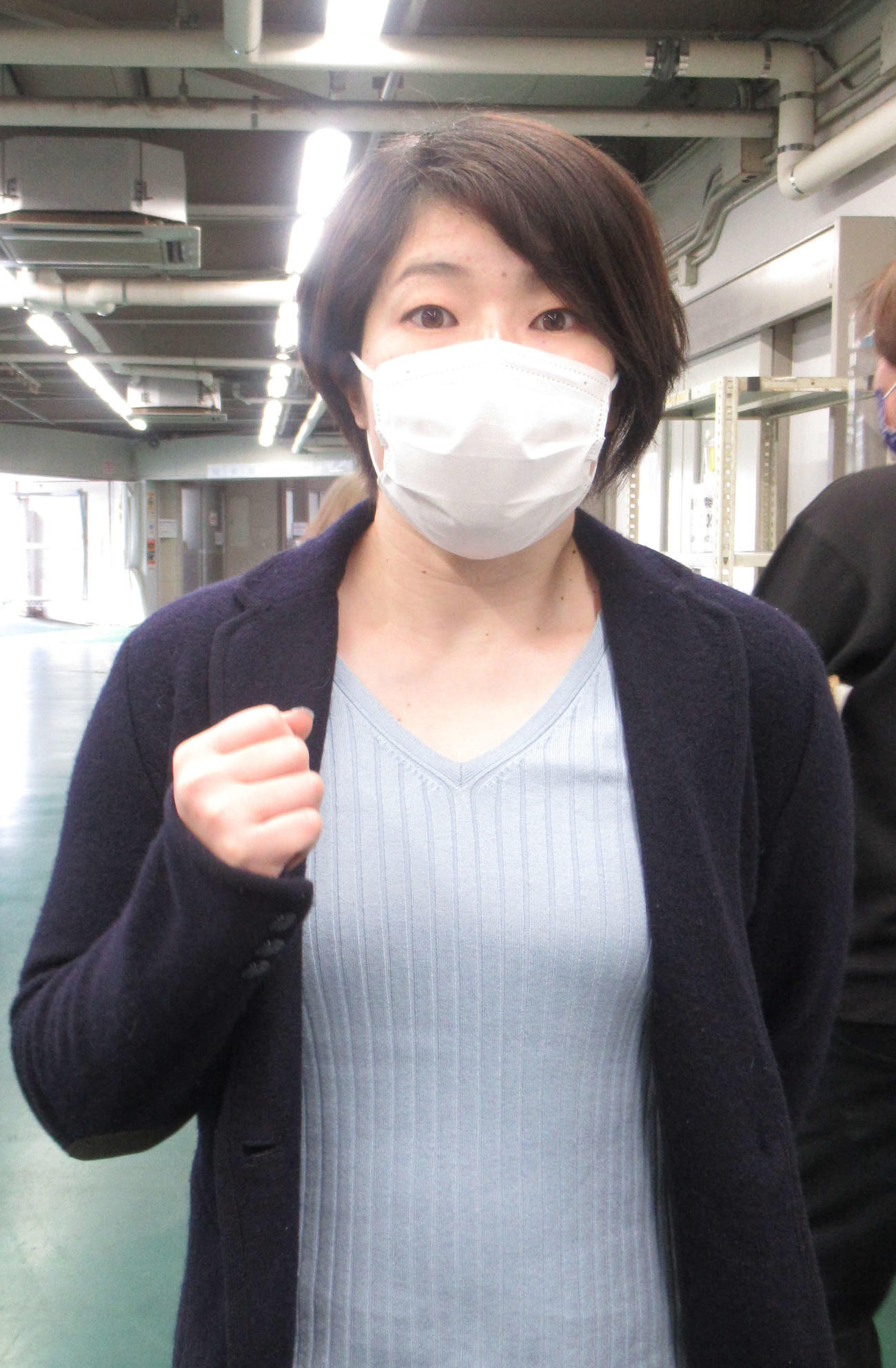 石井貴子が3日間の完走を熱望した（撮影・山田敏明）