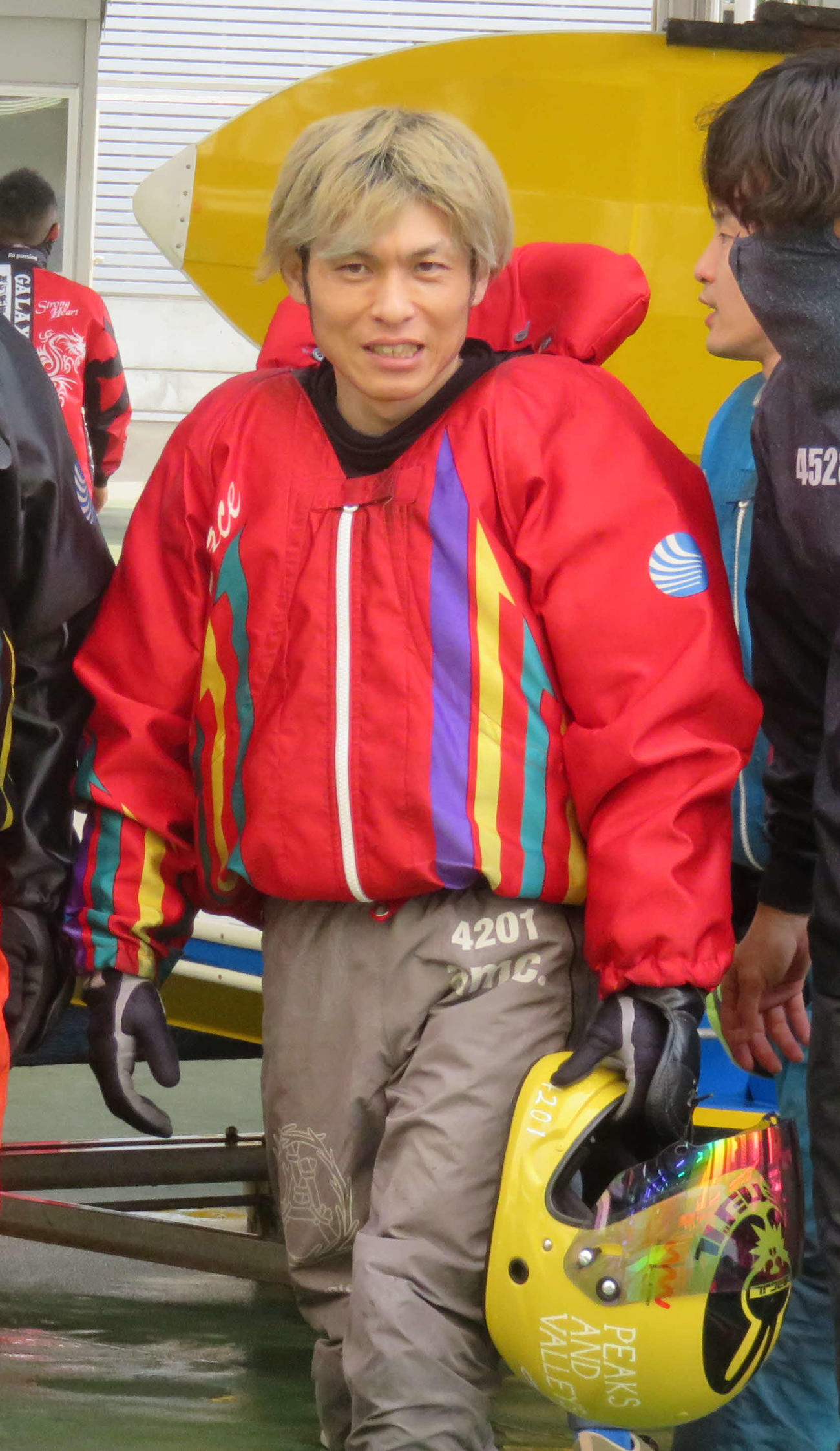 初日9Rを強まくりで快勝した佐竹友樹