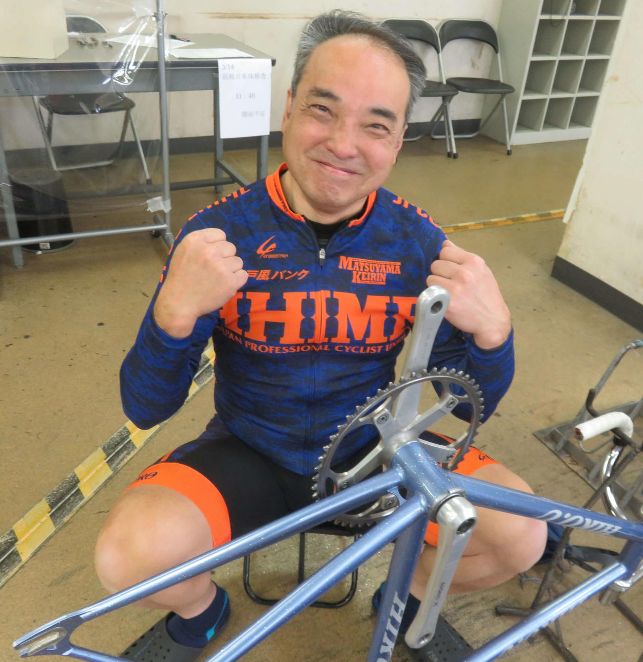 大ケガから復帰する大ベテランの大森績（撮影・栗田文人）