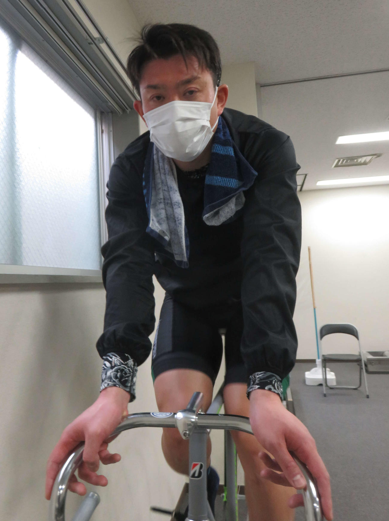 近況好調の松本昌士（撮影・栗田文人）