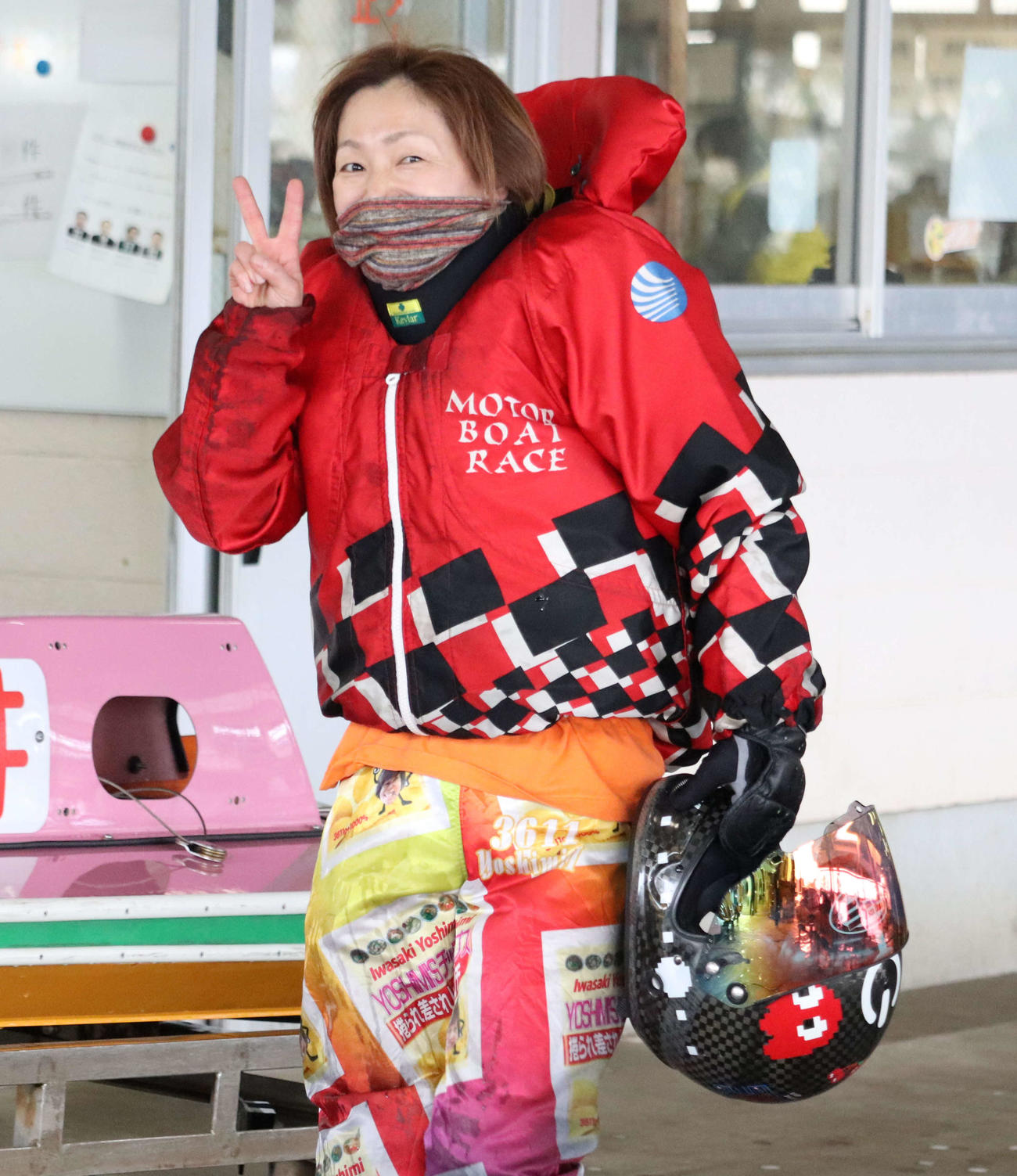 岩崎芳美が今年初優出を決めてにっこり