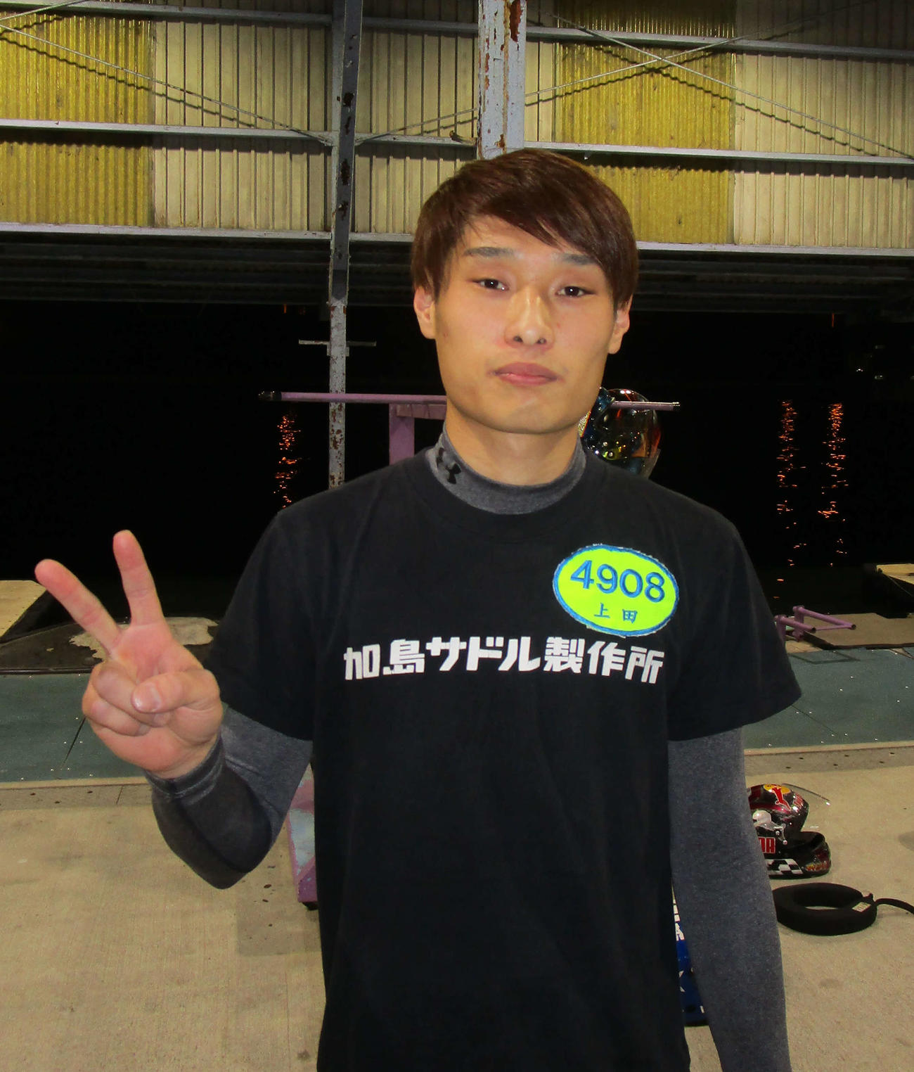 危なげなく逃げ切り今年3度目の優勝を果たした上田龍星
