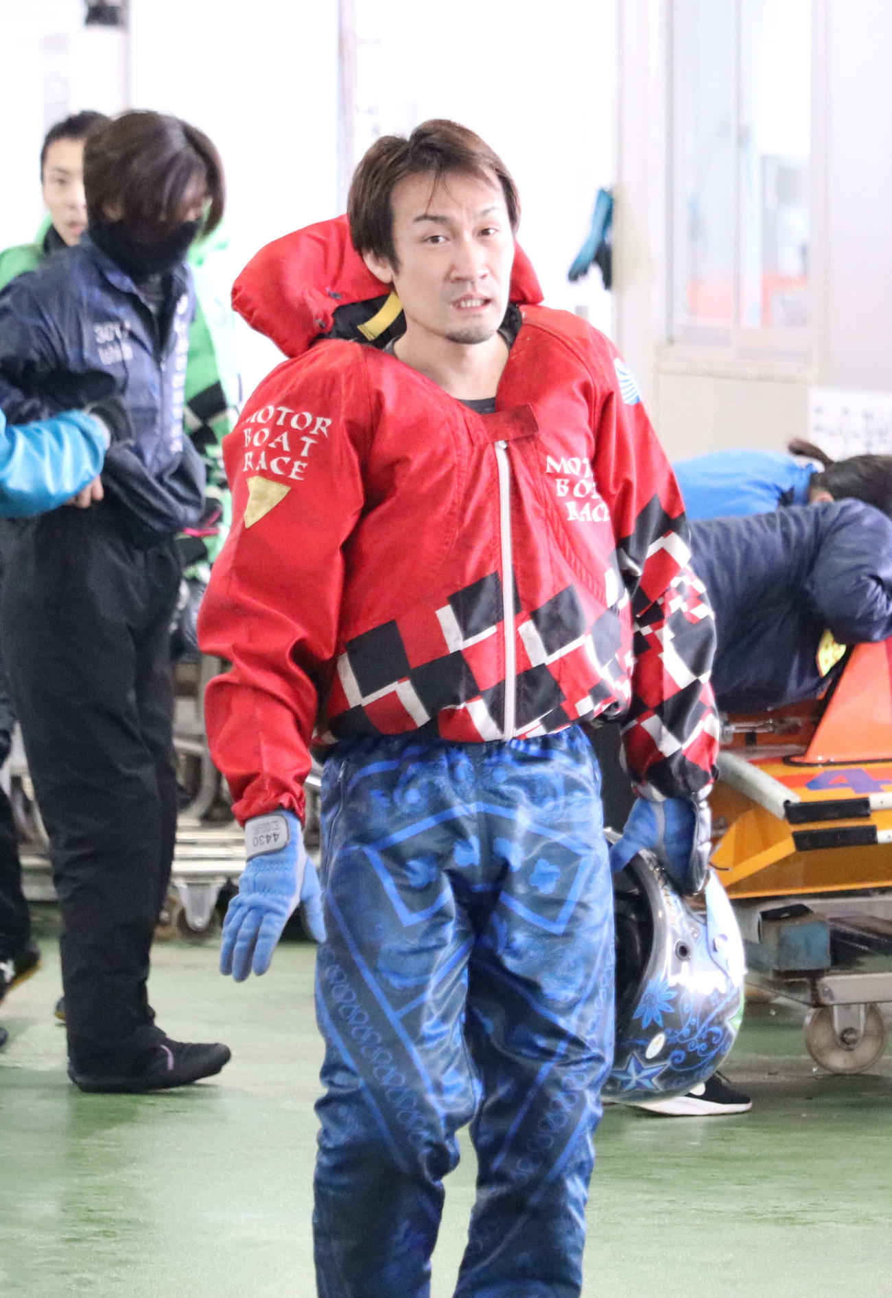 永田秀二が好調の波に乗った（撮影・工藤浩伸）