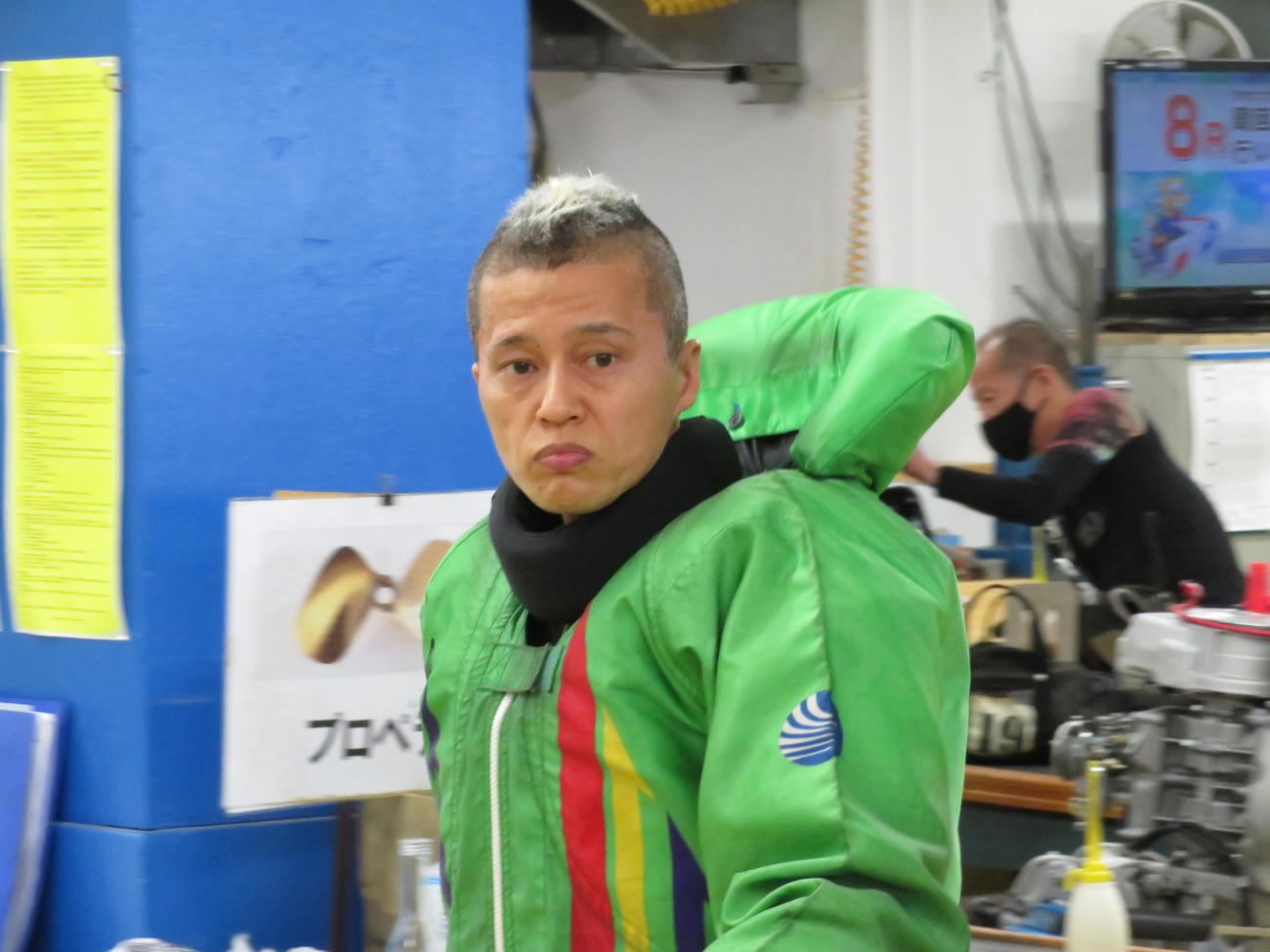 レアな5コースまくりを決めた阿波勝哉（撮影・窪寺伸行）