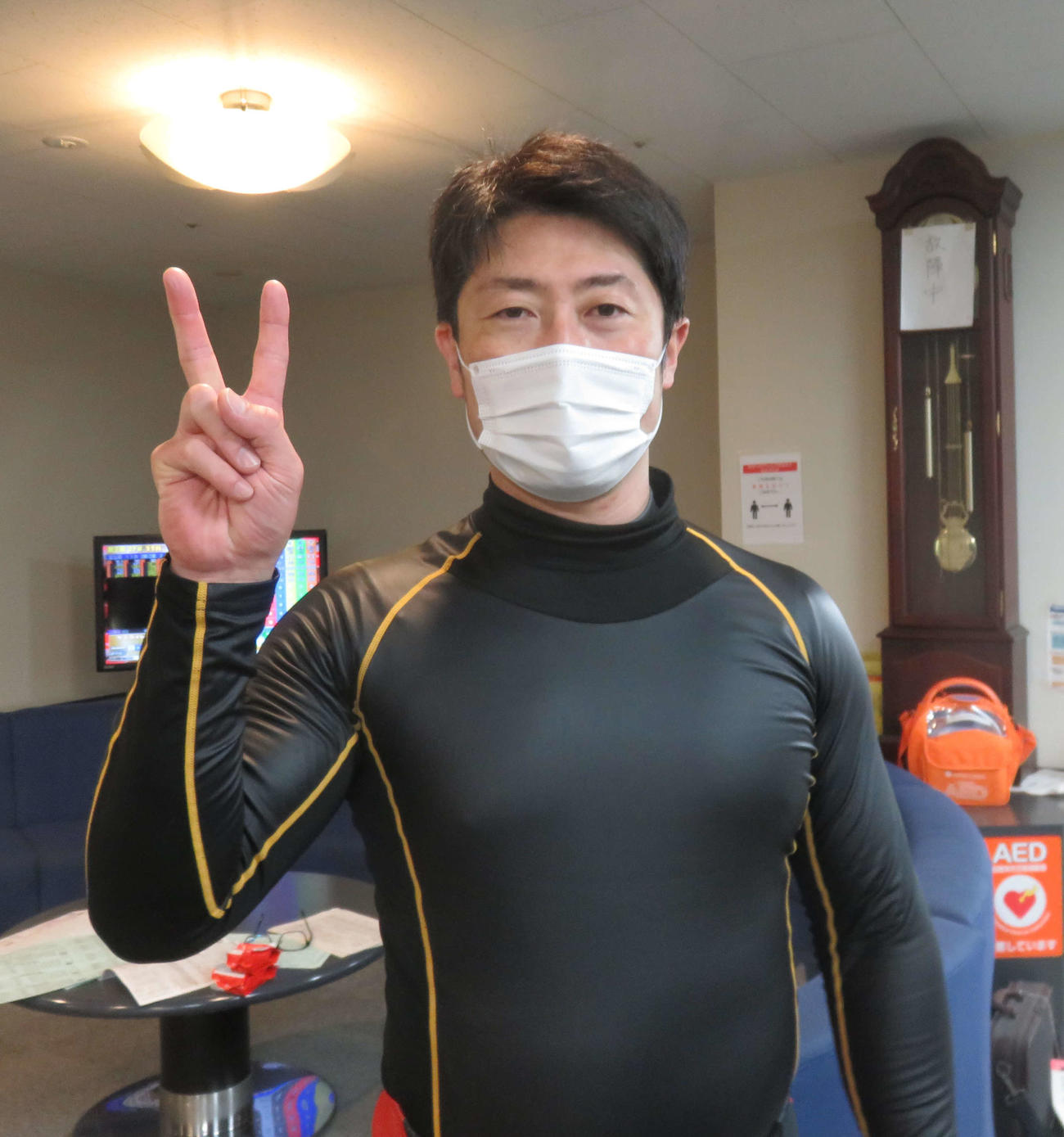 通算200勝を決めた佐藤和也（撮影・栗田文人）