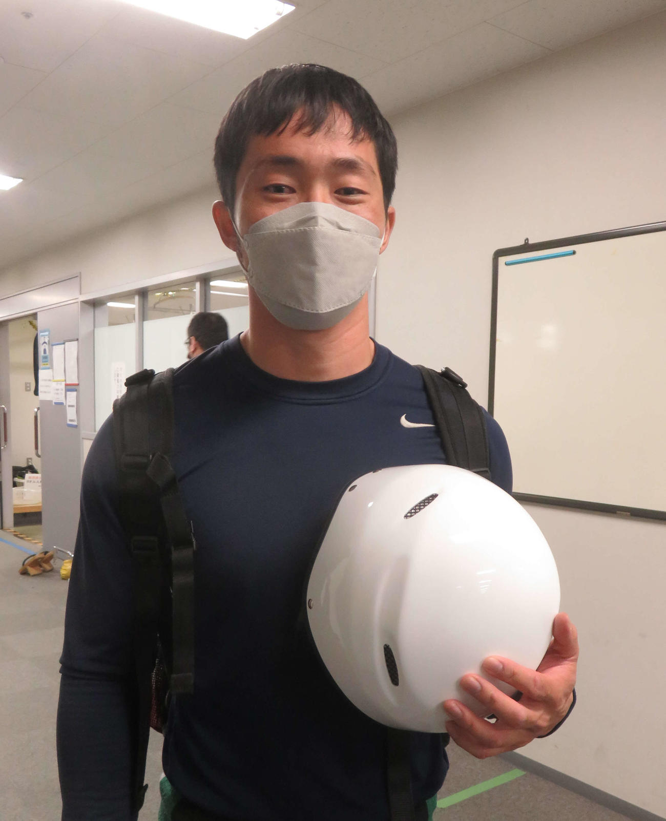 今年初Vを狙う林敬宏（撮影・栗田文人）
