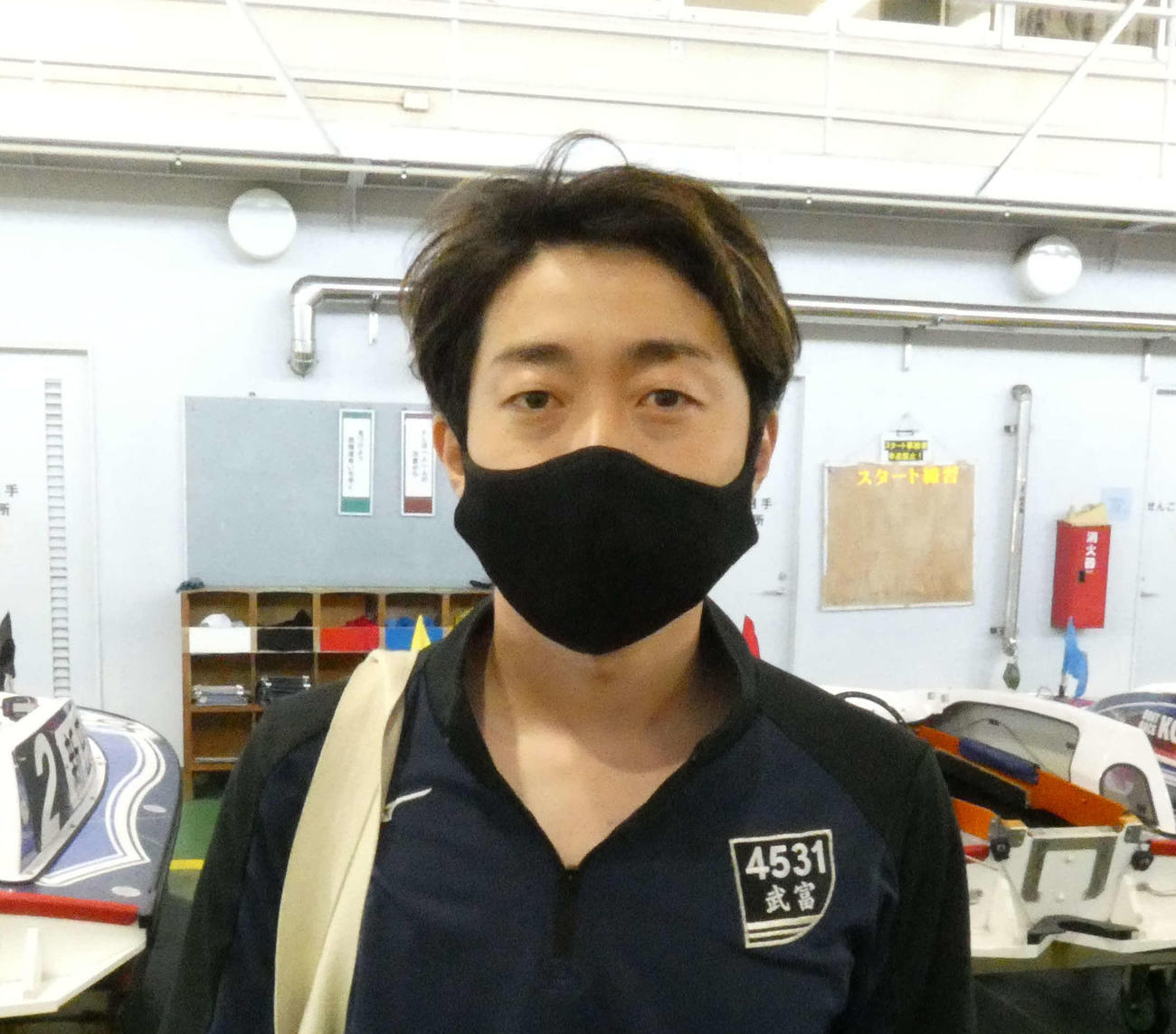 上位級の足を誇る武富智亮が12R優勝戦5枠に乗る（撮影・前原一樹）