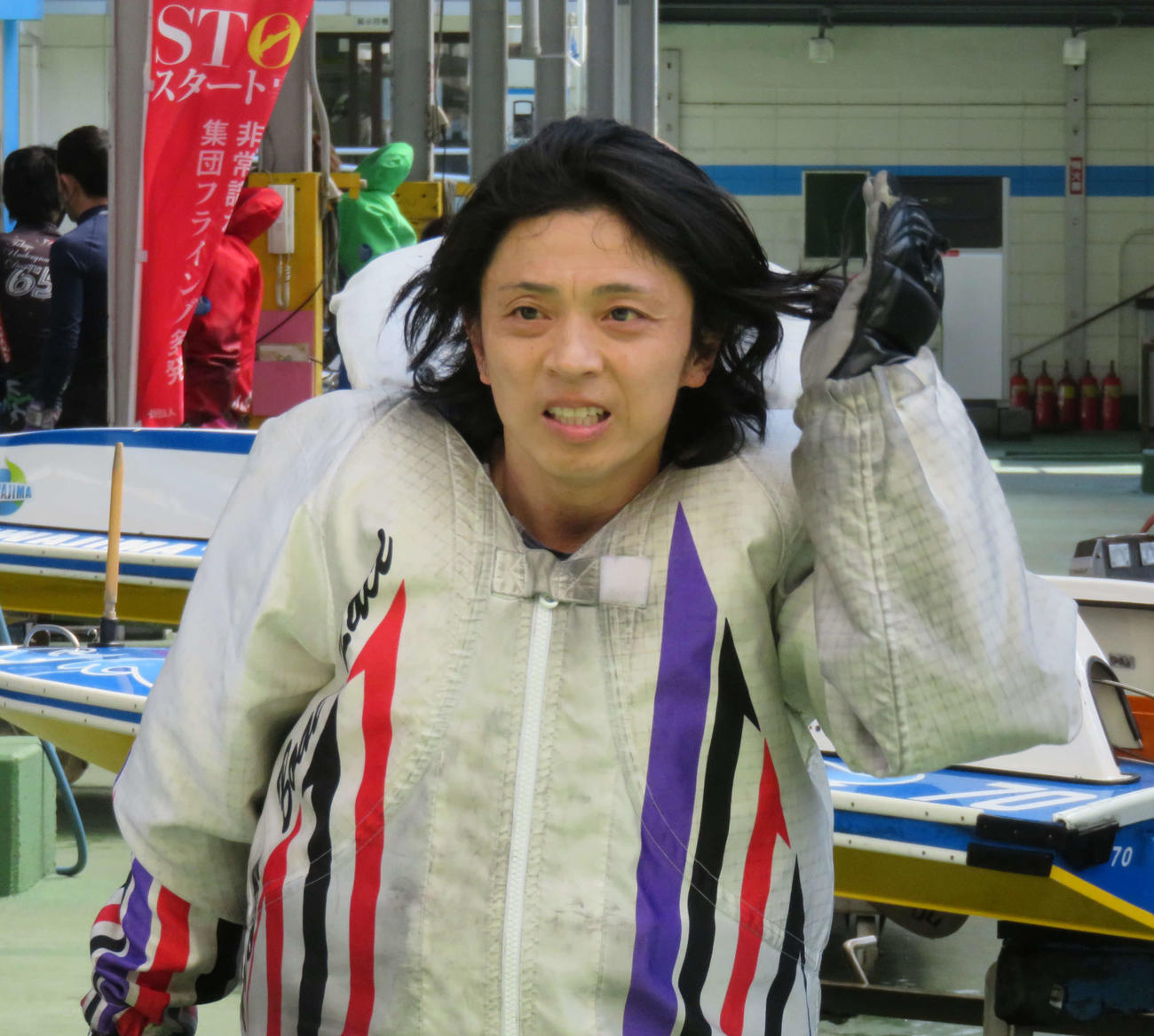 準優12Rで伸びを生かしたい沢大介