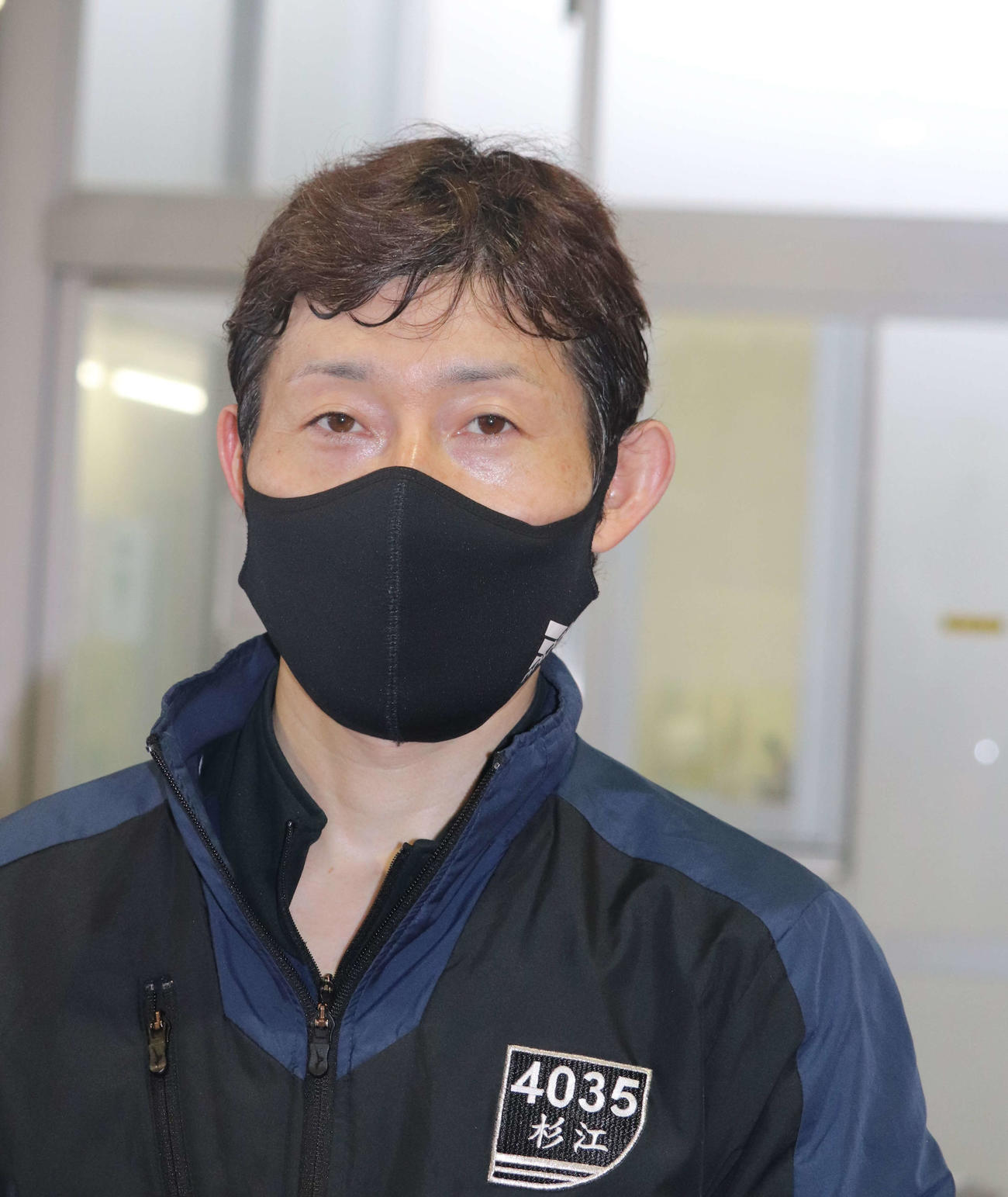スーパーエース48号機のパワーを武器に優勝を狙う杉江浩明（撮影・神田成史）