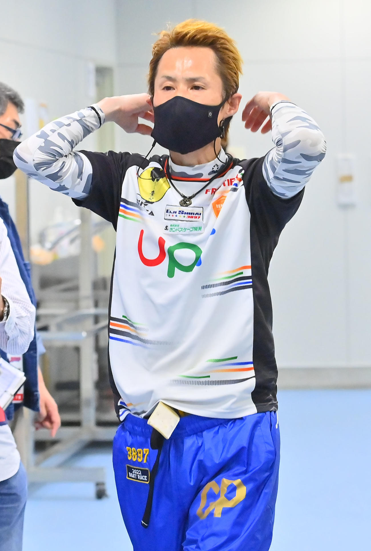 準優9Rを制した白井英治（撮影・和賀正仁）