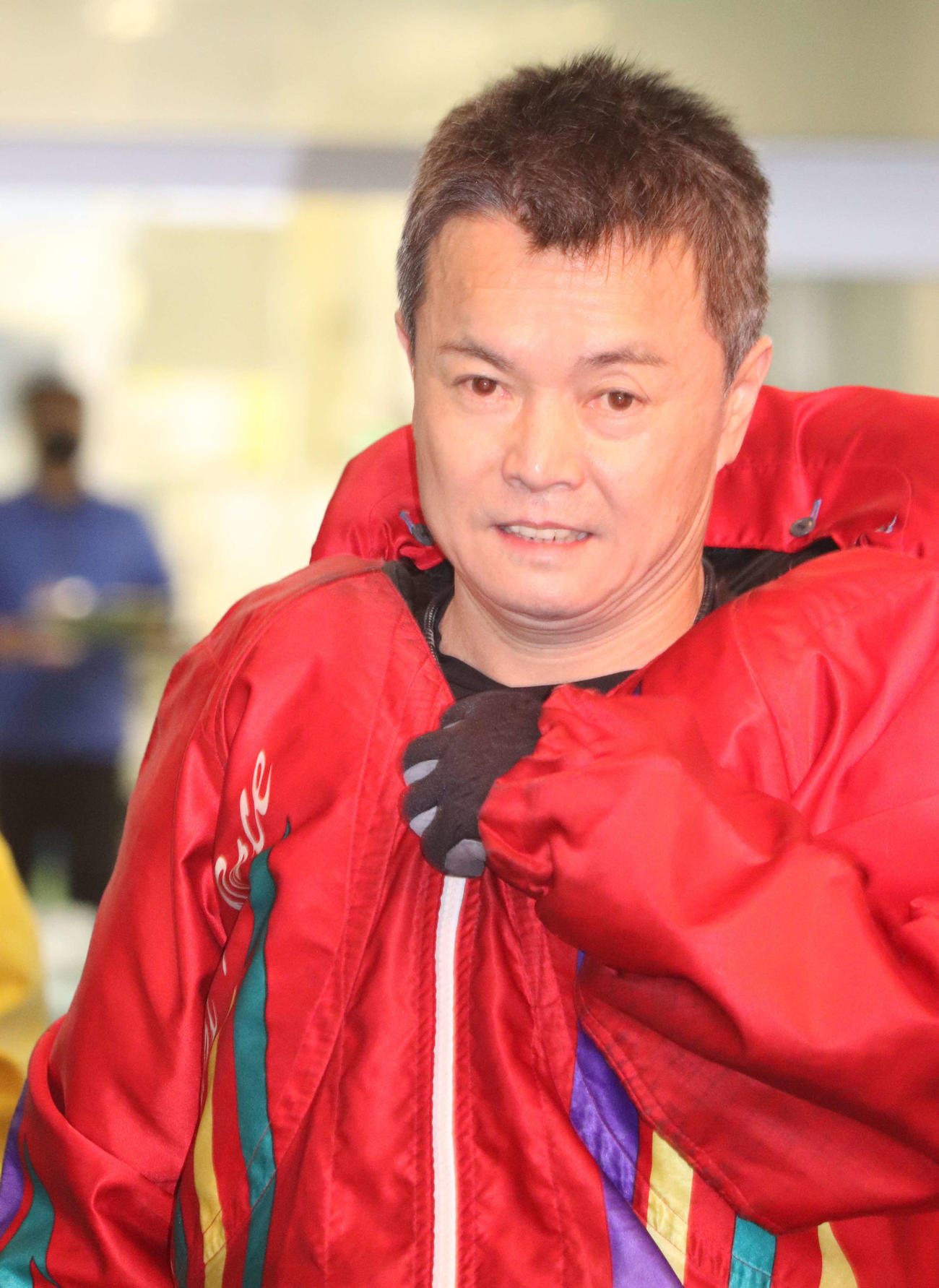 2日目連勝を決めた上田隆章（撮影・神田成史）