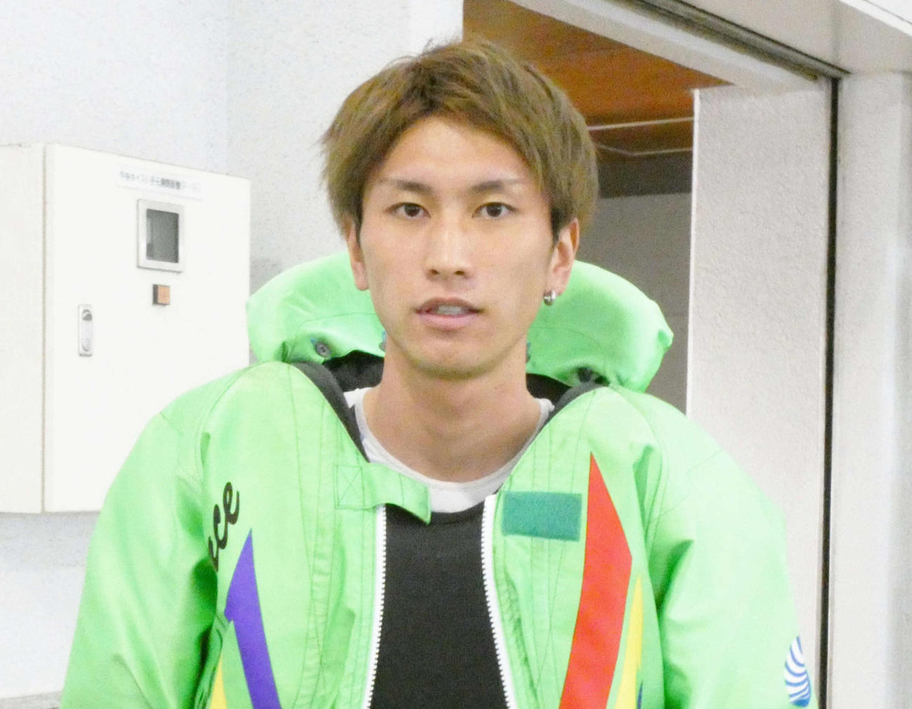 鈴谷一平の相棒57号機の仕上がりは上々だ（撮影・前原一樹）