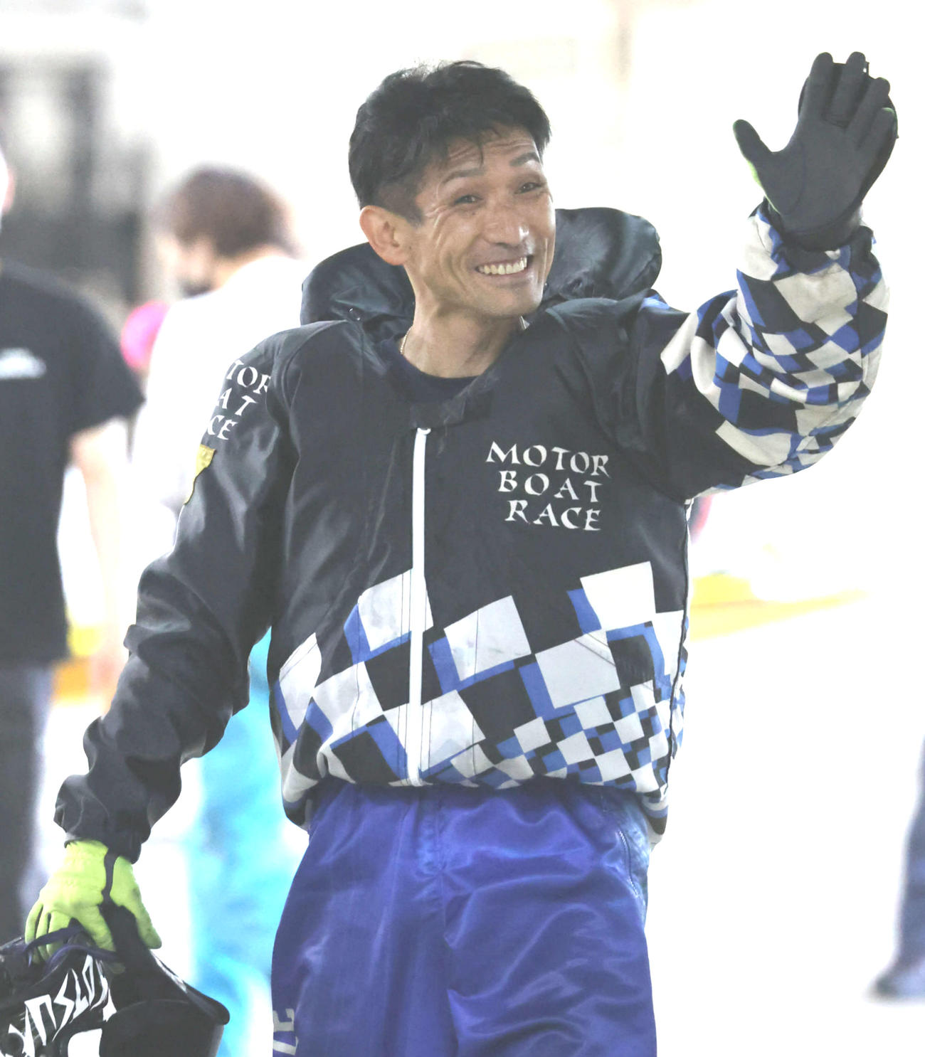 4日目9Rで2着に入り準優進出を決めた立間充宏（撮影・渦原淳）