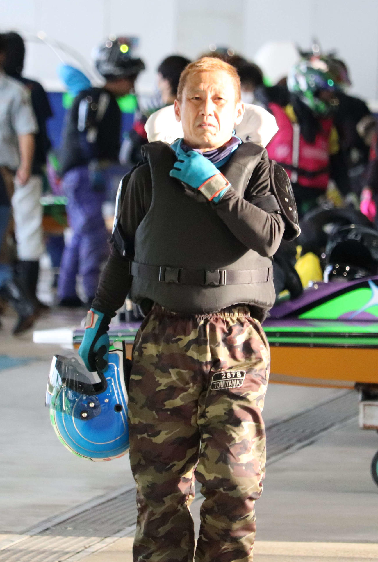 富山弘幸は前検1番時計をマークも浮かぬ顔だった