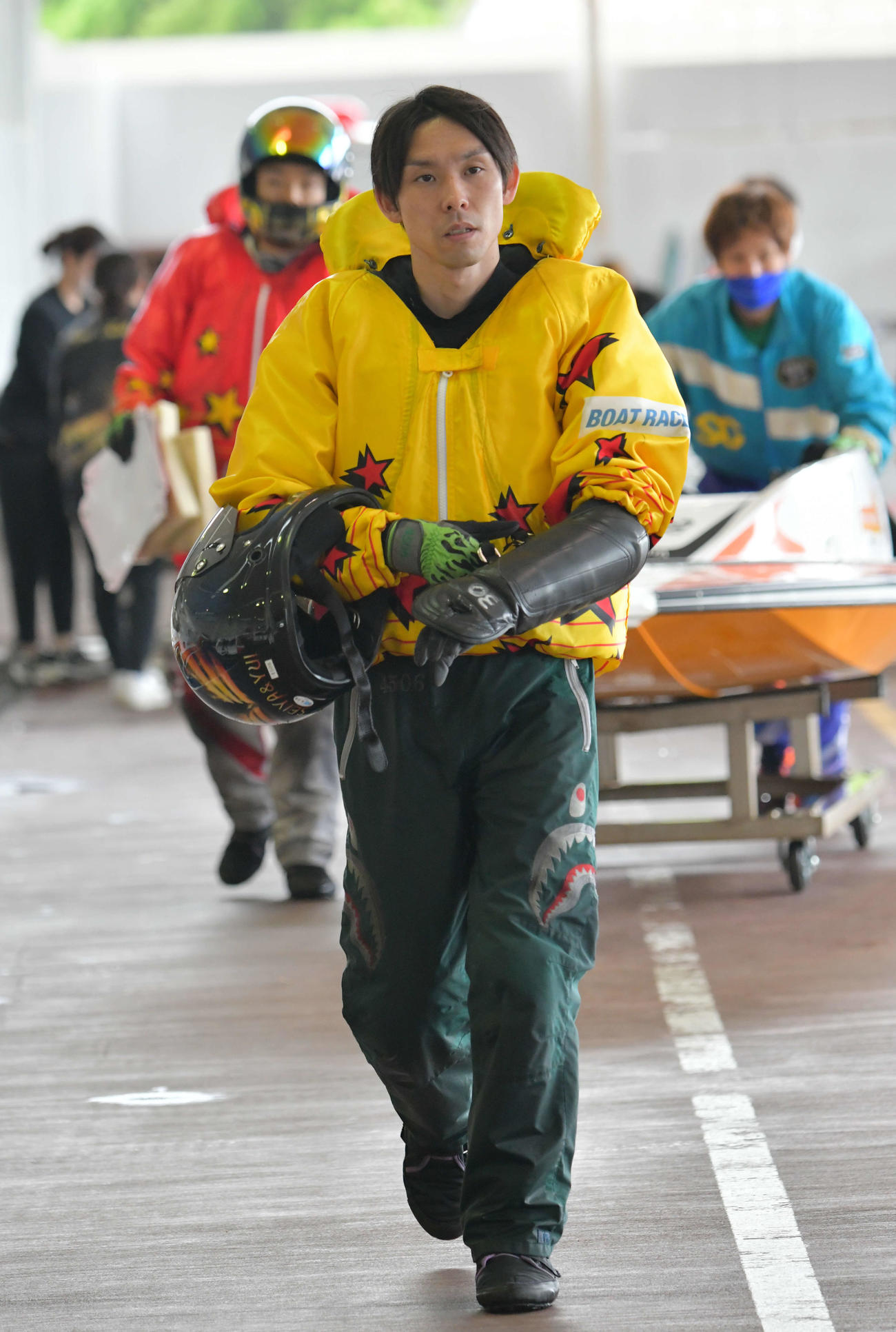 連勝で準優12R3枠を勝ち取った稗田聖也