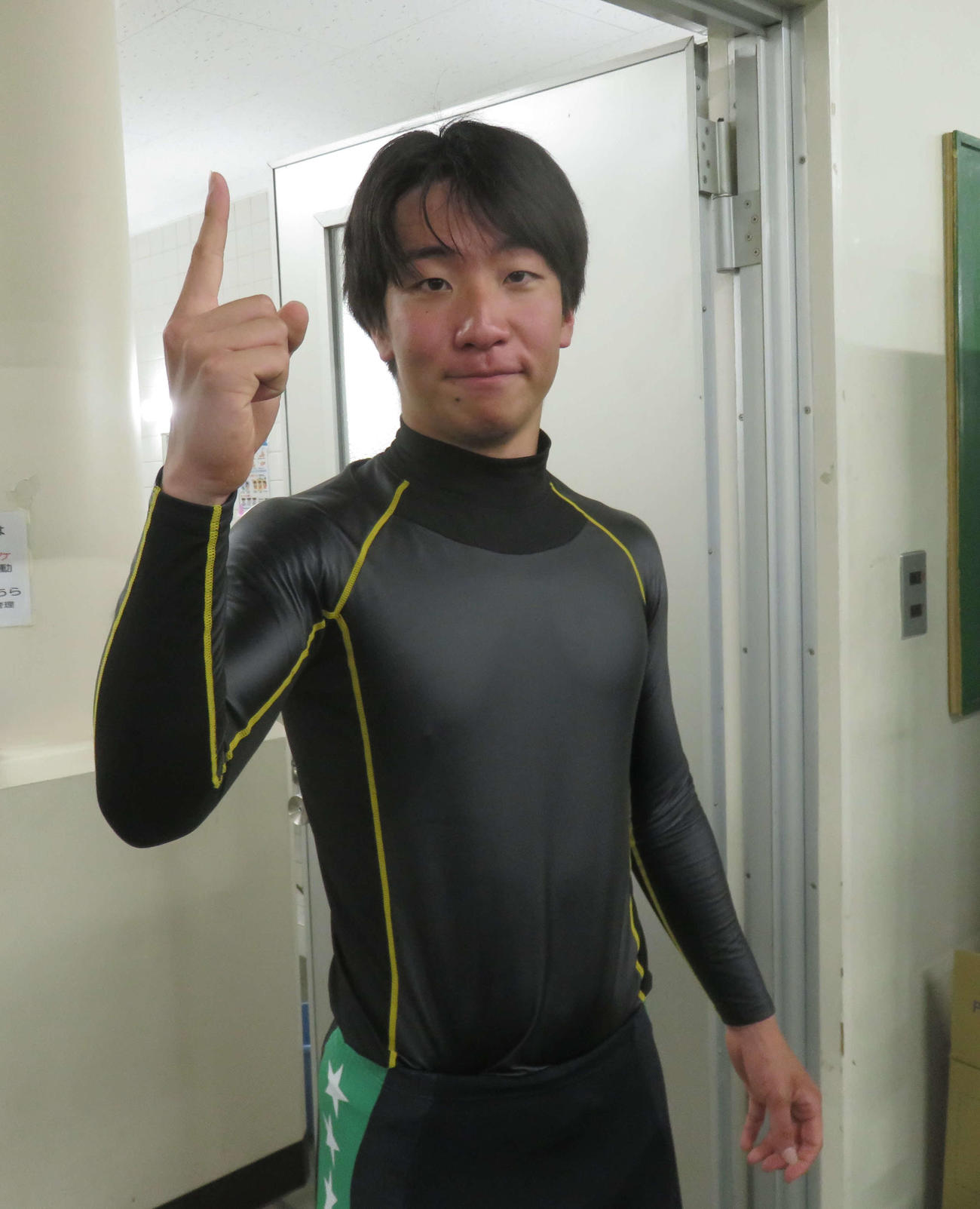 完全Vに王手をかけた山口多聞（撮影・栗田文人）