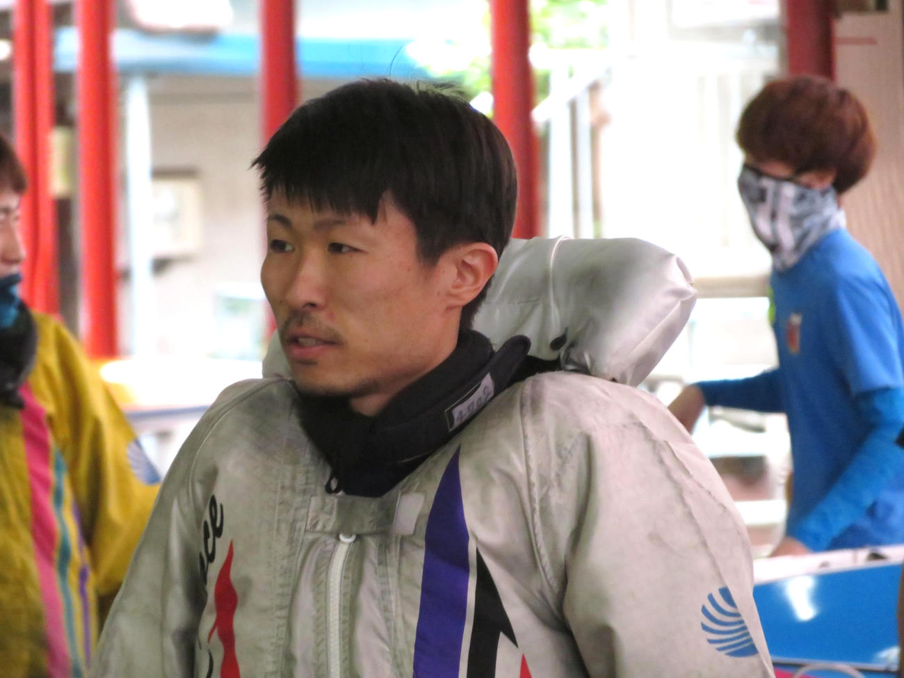 連勝を挙げ、逆転で準優入りの三浦敬太（撮影・窪寺伸行）