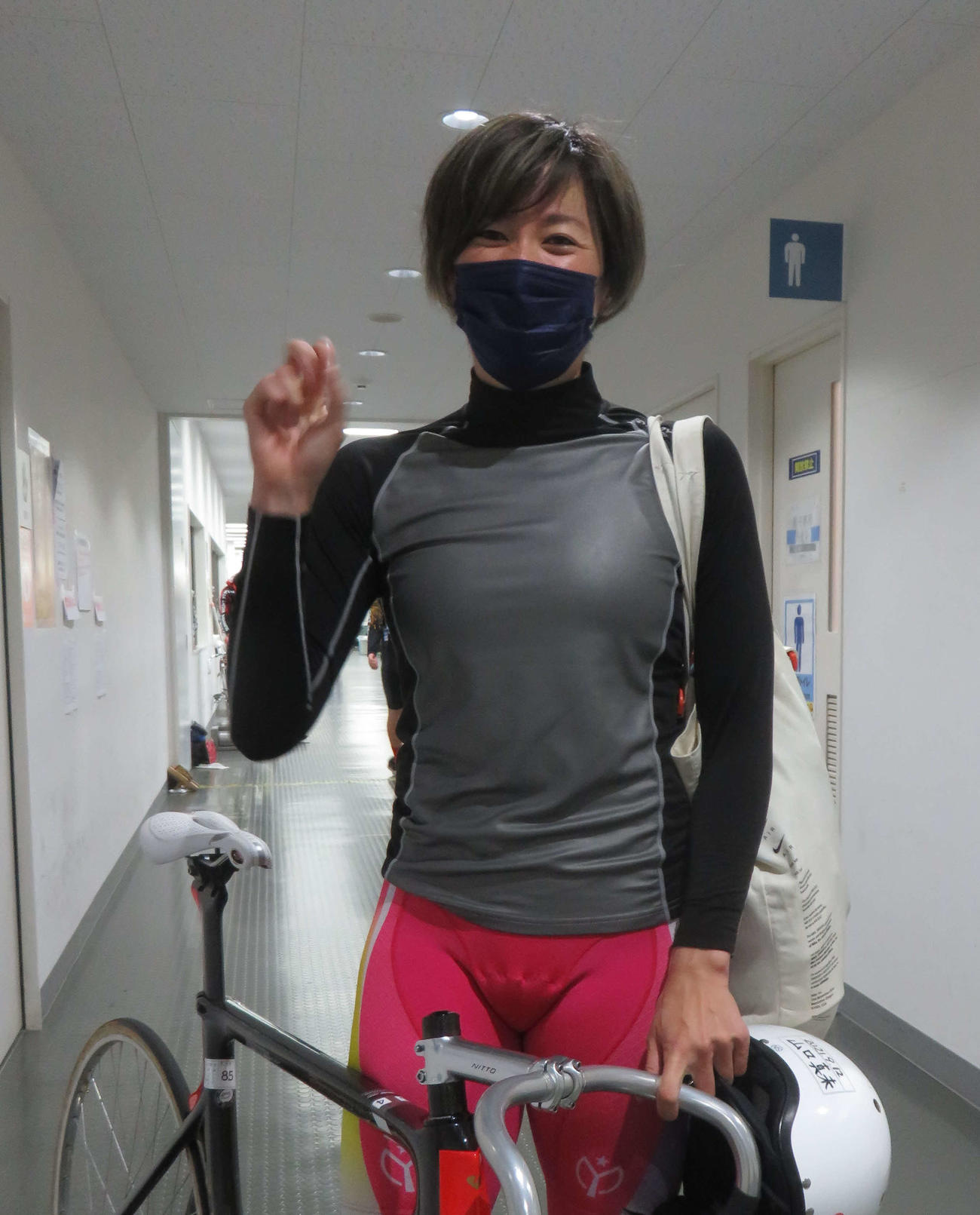 気合で今年2度目のVを狙う山口真未（撮影・栗田文人）