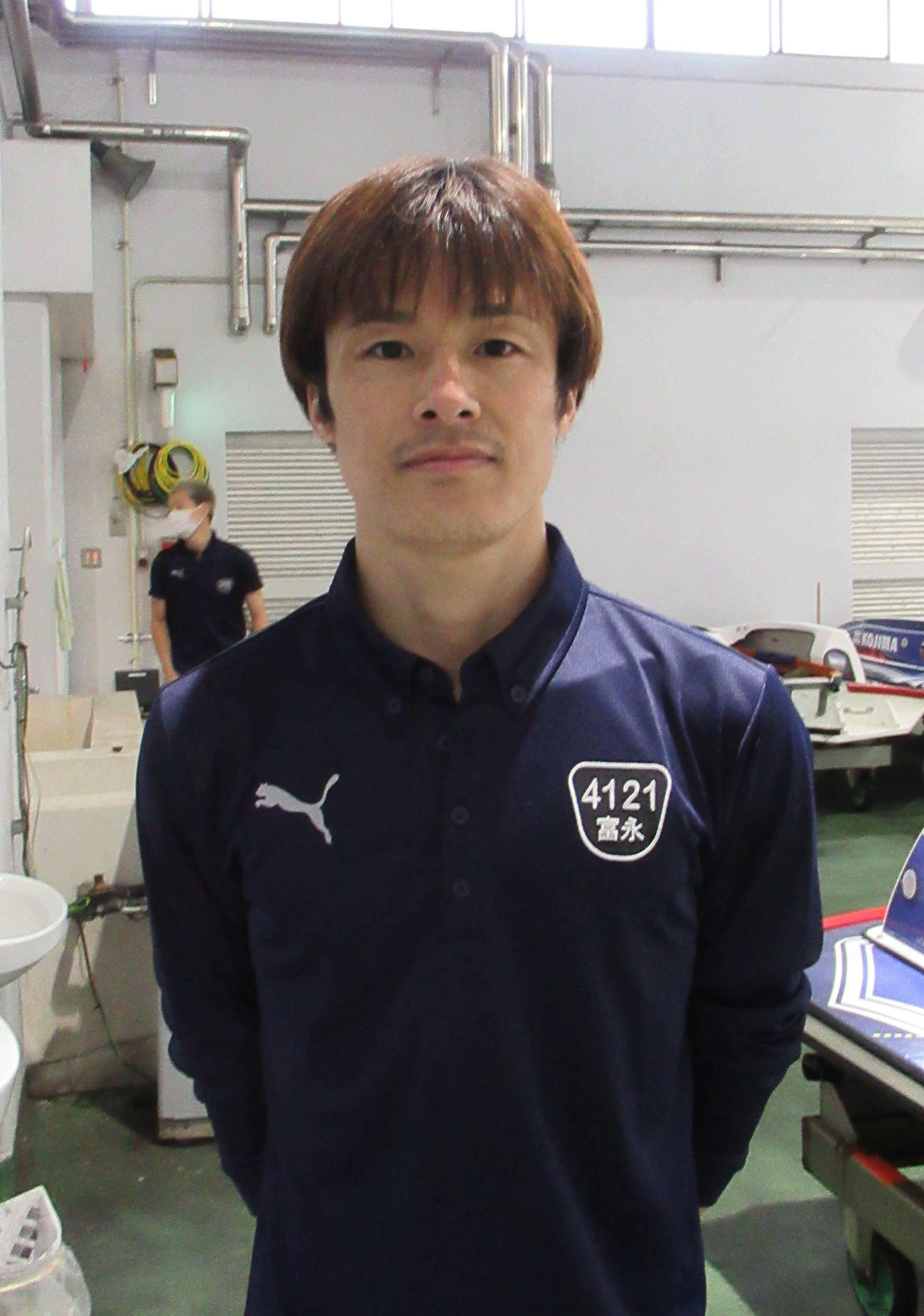 富永修一は爆速スタートを武器に、初優勝からの連続Vを狙う（撮影・高田和典）