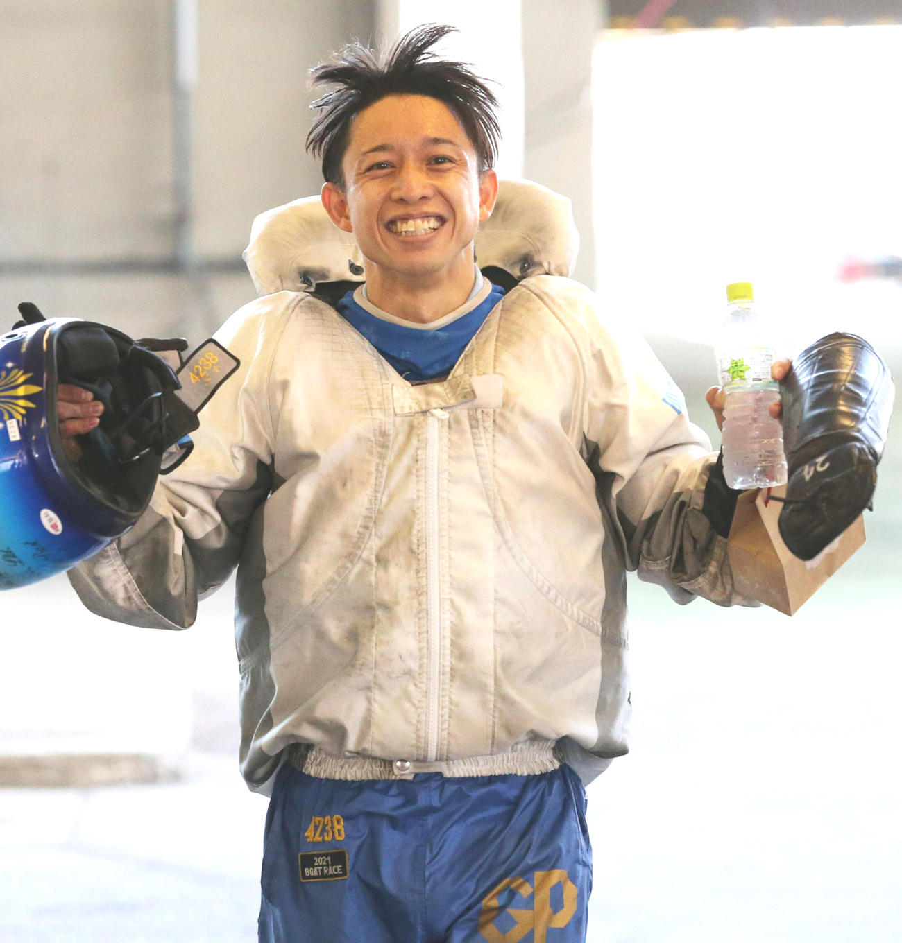 ドリーム戦を制した毒島誠（撮影・梅根麻紀）