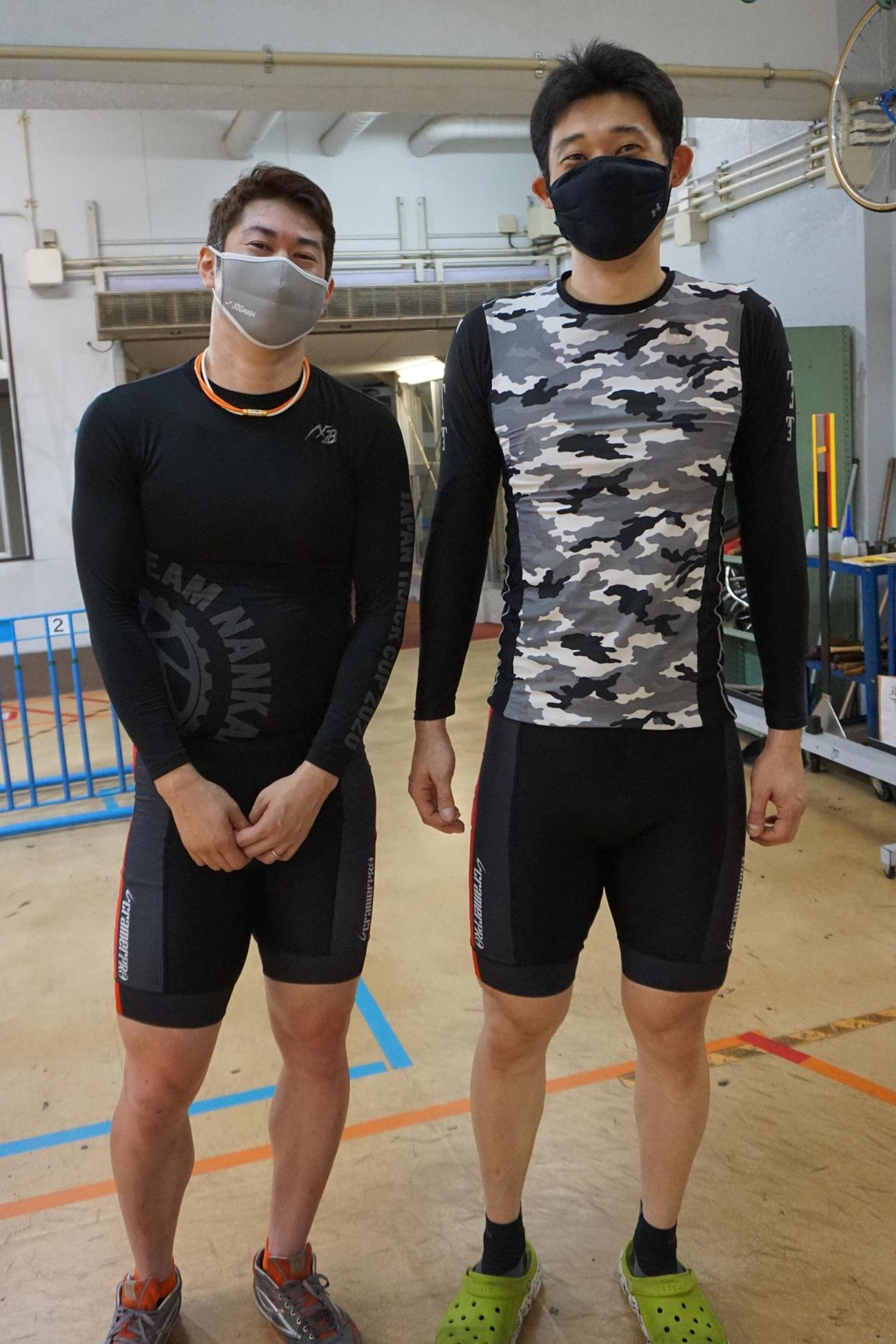 根田空史（左）と加賀山淳の千葉コンビの好連係は魅力