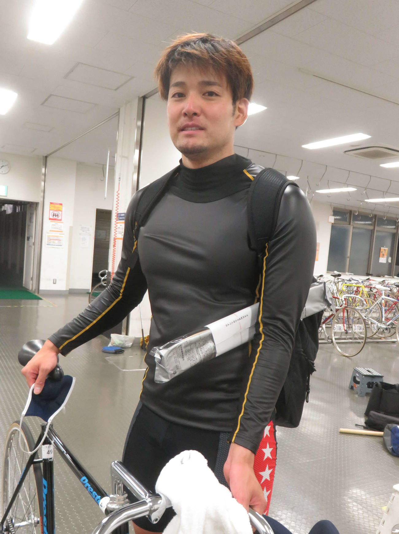 初のS級決勝を狙う坂本紘規（撮影・栗田文人）