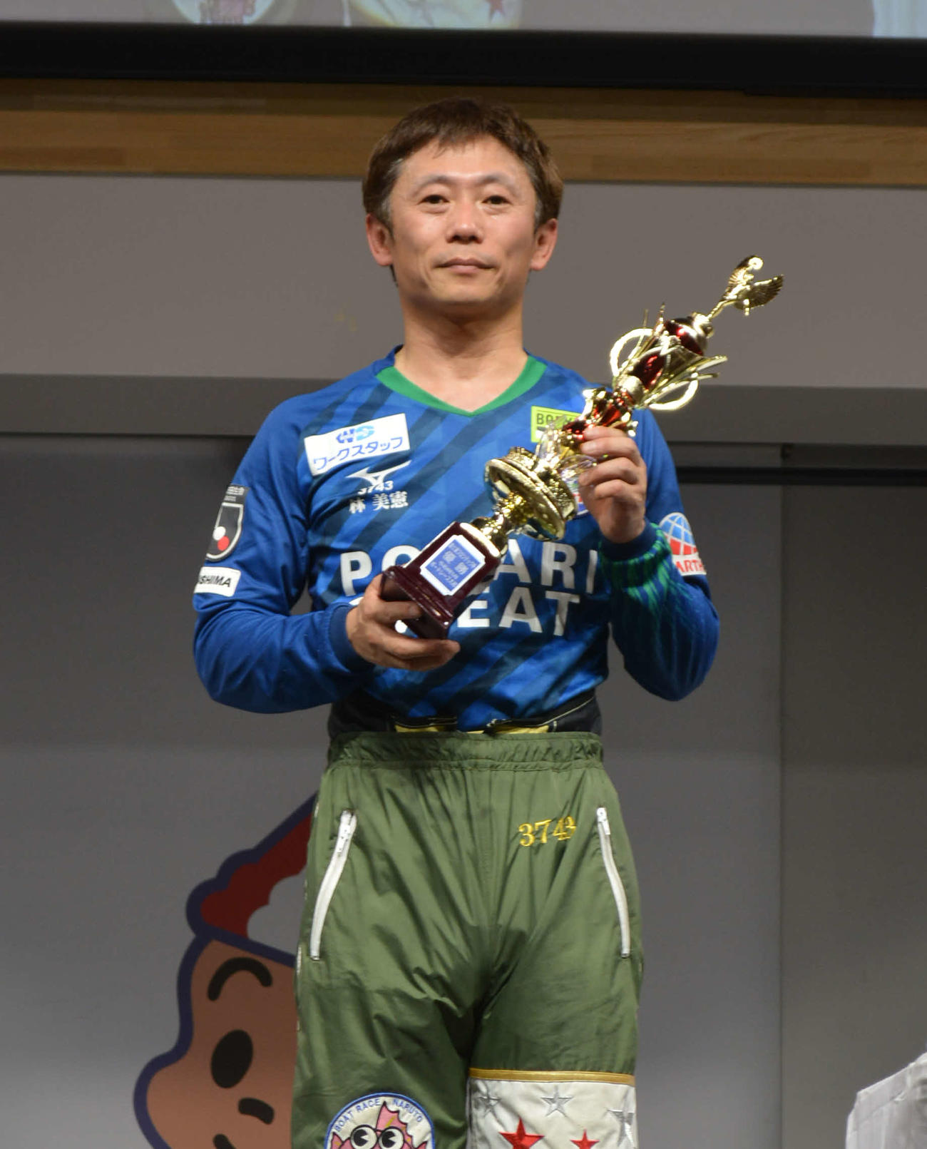 イン逃げで今年初Vを飾った林美憲