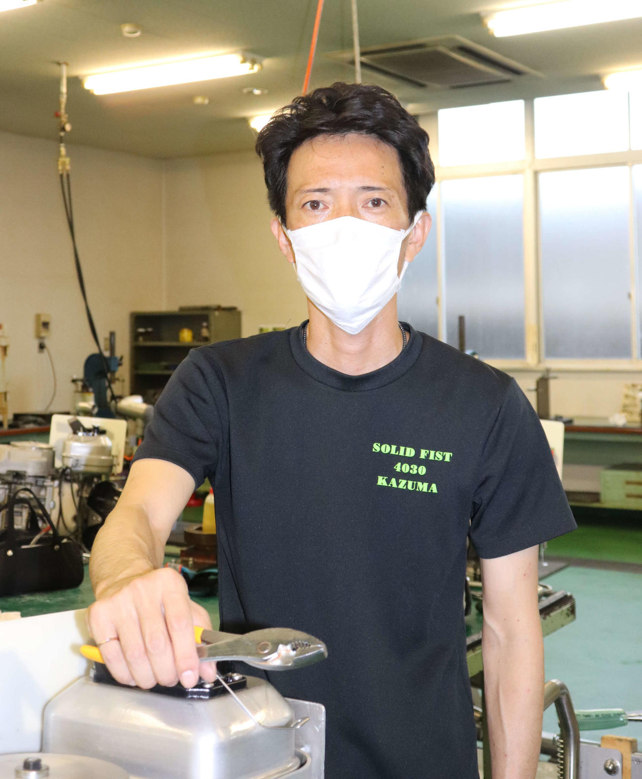 初日好発進を狙う森高一真（撮影・神田成史）