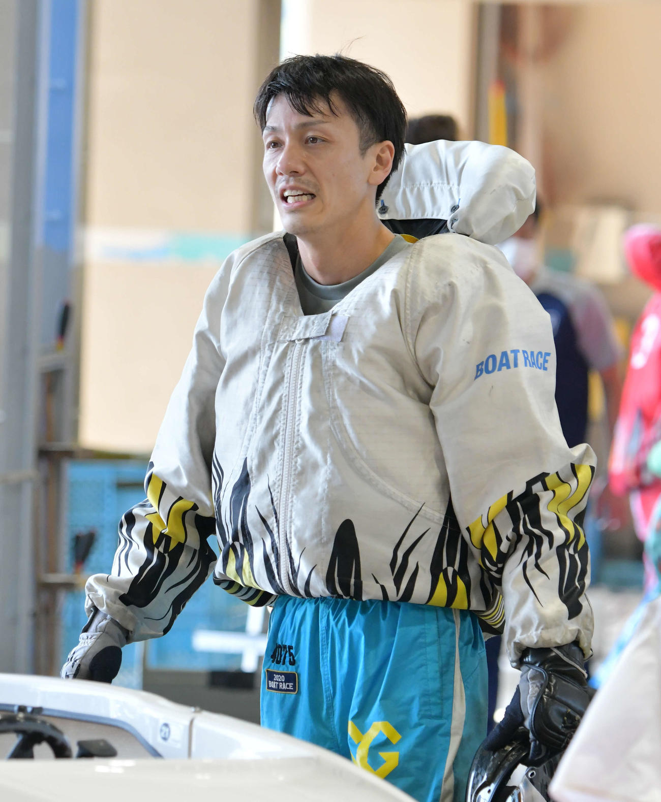 12R優勝戦、中野次郎が悠々と逃げる（撮影・土居恒久）