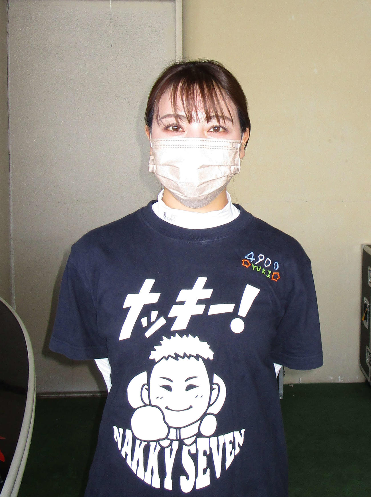 オールスター優勝機を引き手応え抜群、好発進を狙う中田夕貴（撮影・安井雅彦）