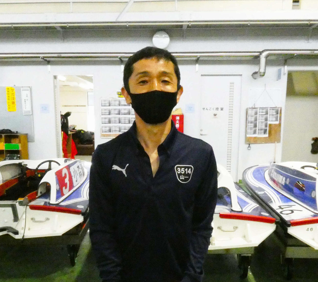 山一鉄也の59号機は気配がいい。2日目も得点を加算する（撮影・前原一樹）