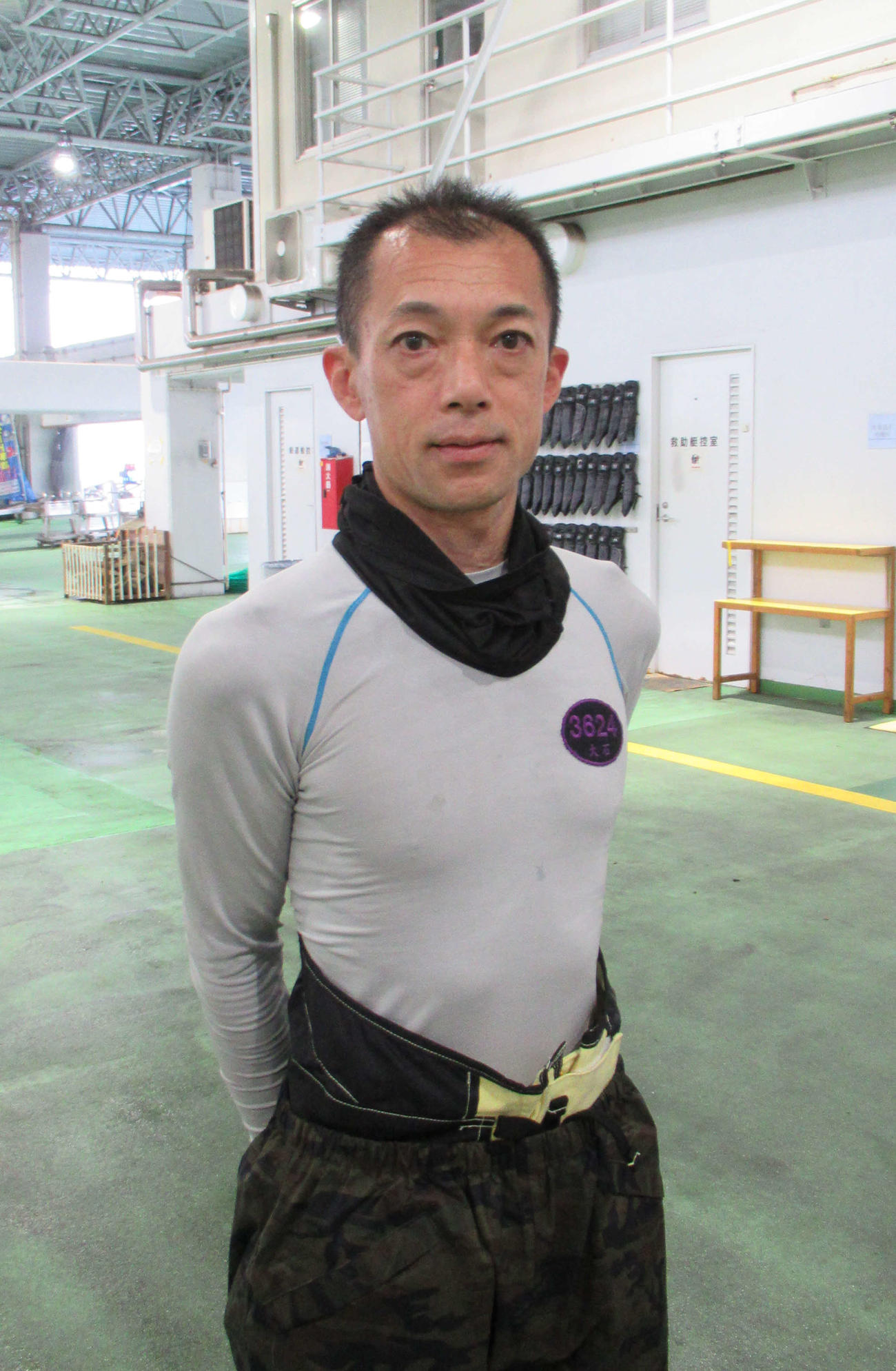 大石和彦はエース候補の27号機を駆り、自然体でレースに臨む（撮影・高田和典）