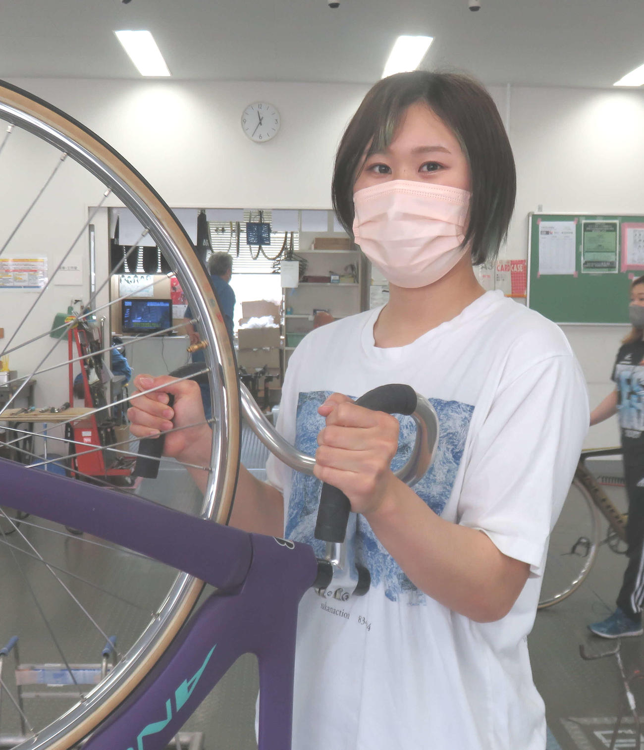 逆転での決勝進出を狙う清水彩那