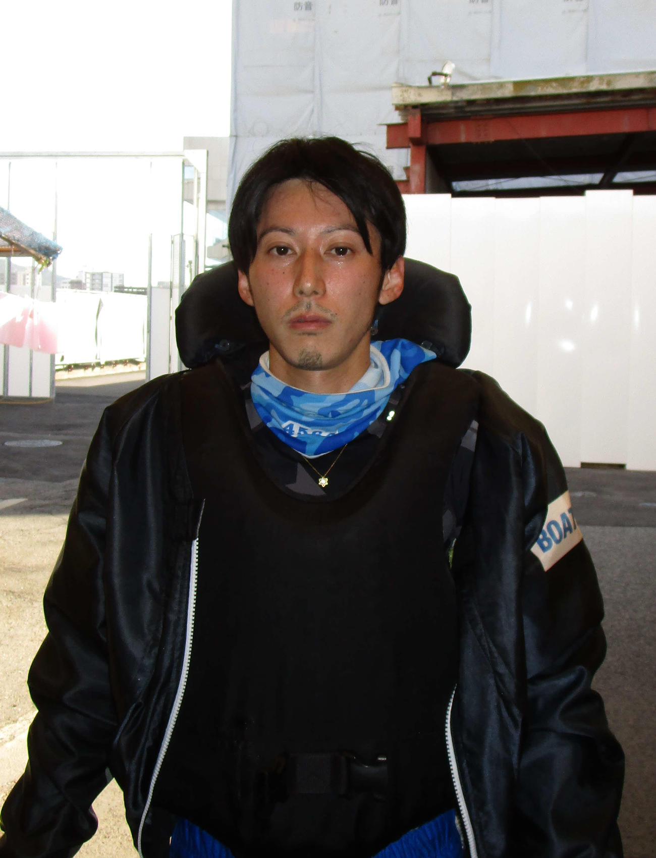 準優11Rを差し切り、優勝戦2枠から地元初Vを狙う山本景士郎（撮影・安井雅彦）