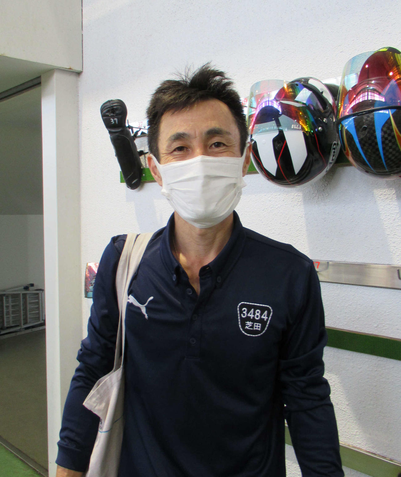 芝田浩治は準優でより内枠を目指し、スタートに集中する（撮影・高田和典）