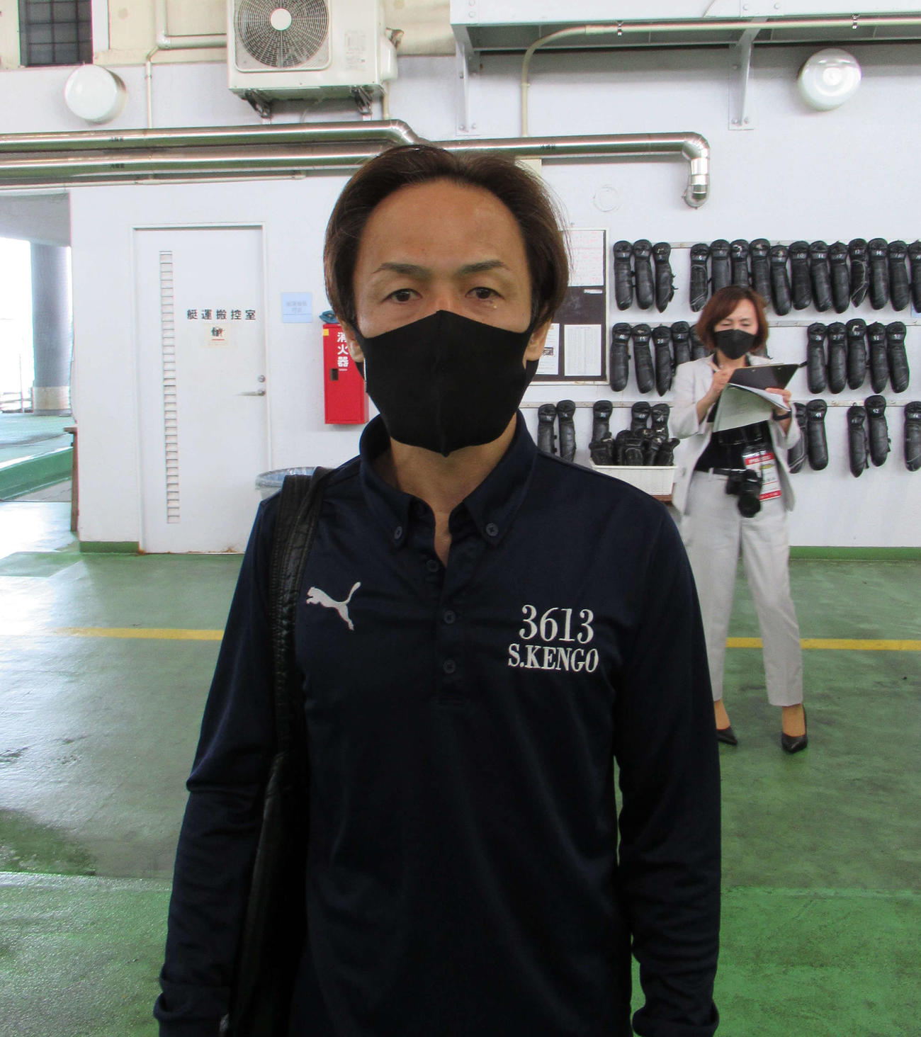 角谷健吾は好ムードのエンジンを武器に準優突破を目指す（撮影・高田和典）