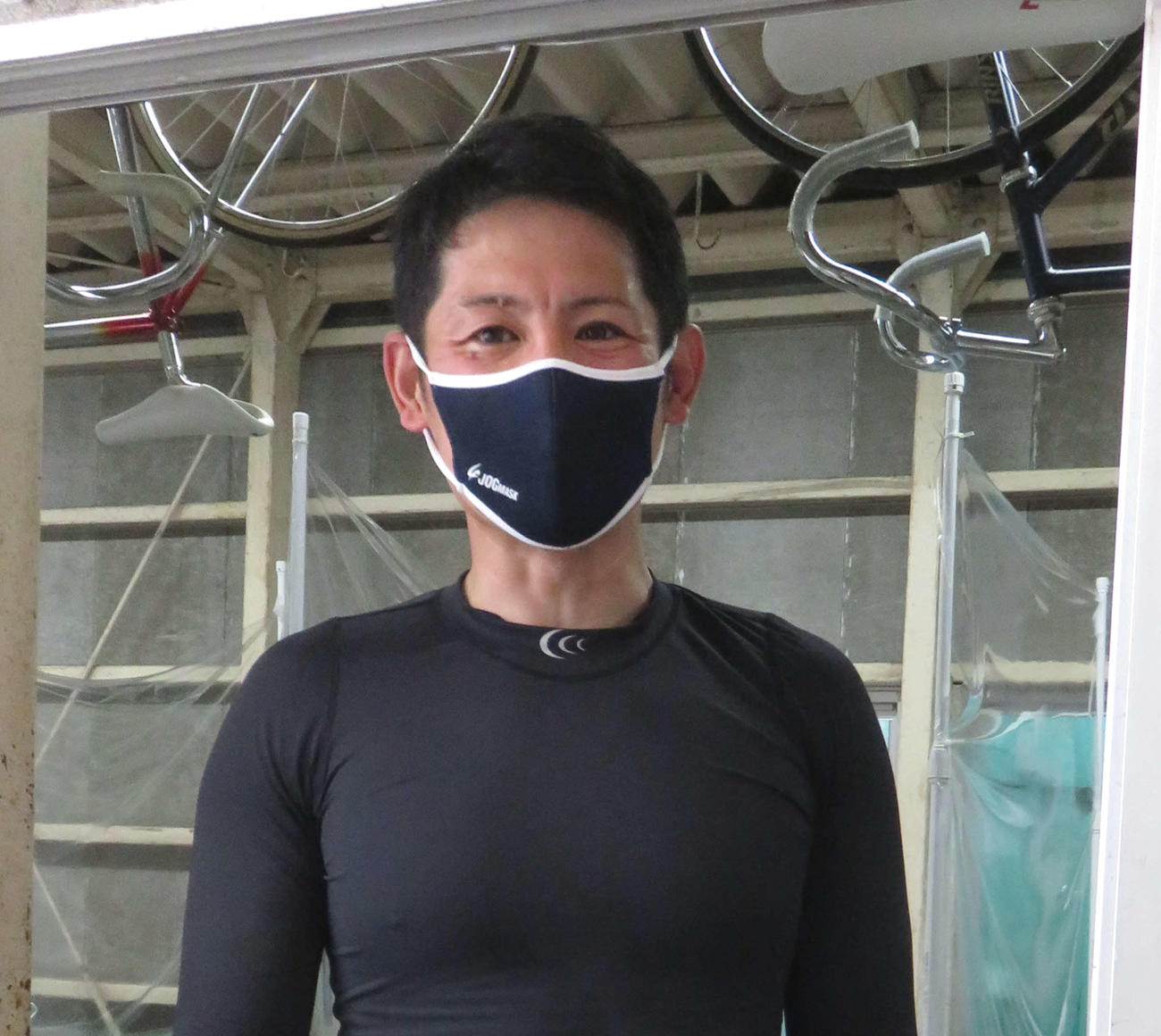 準決突破へ気合を入れ直す河野通孝（撮影・野島成浩）