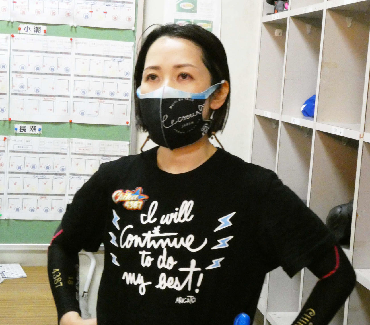 予選パーフェクトで準優11R1枠を手にした平山智加（撮影・前原一樹）