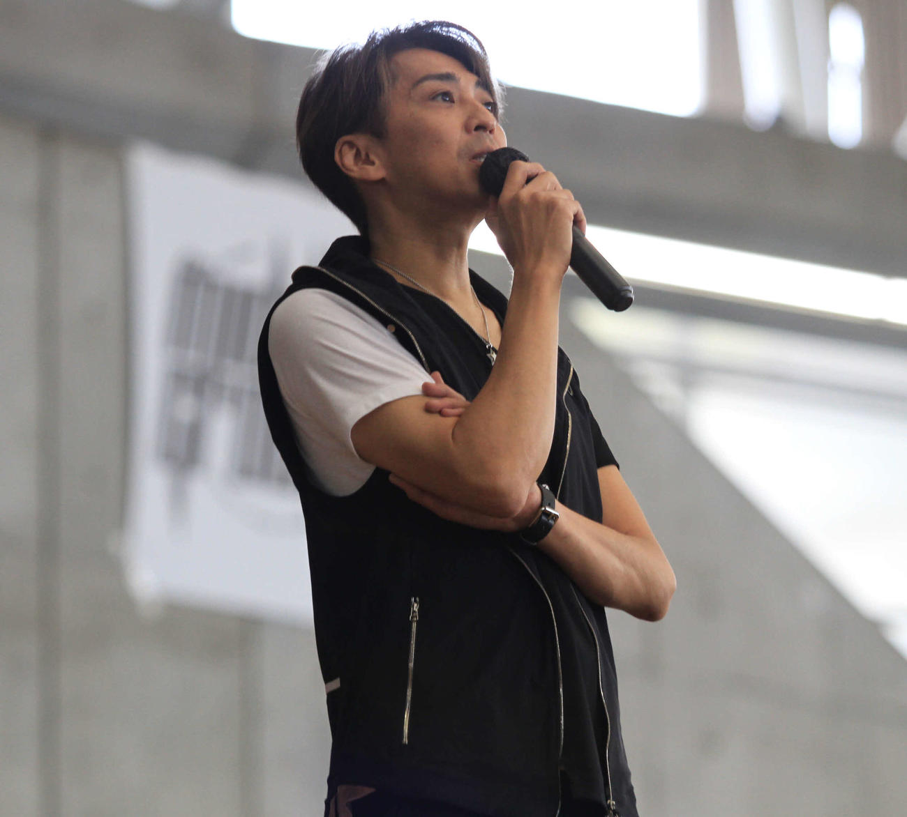 イベントに登場したオートレーサーの森は自身の復帰戦についても言及した