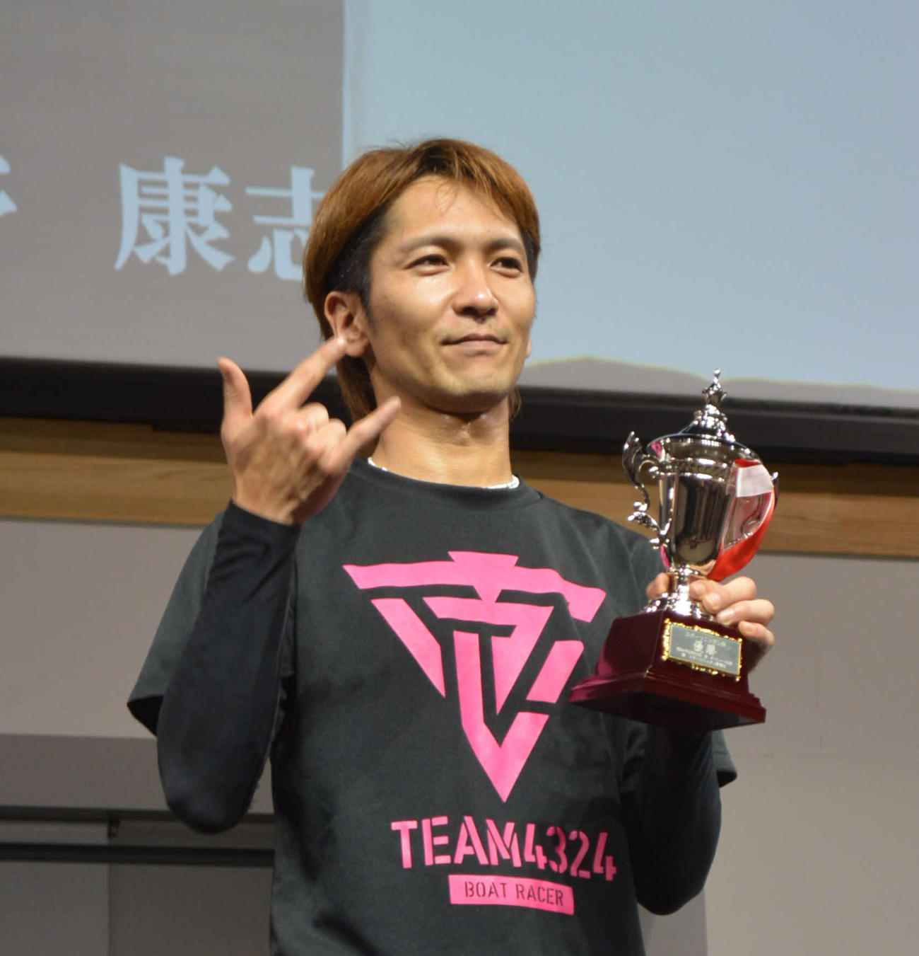 イン逃げで今年初Vを飾った海野康志郎