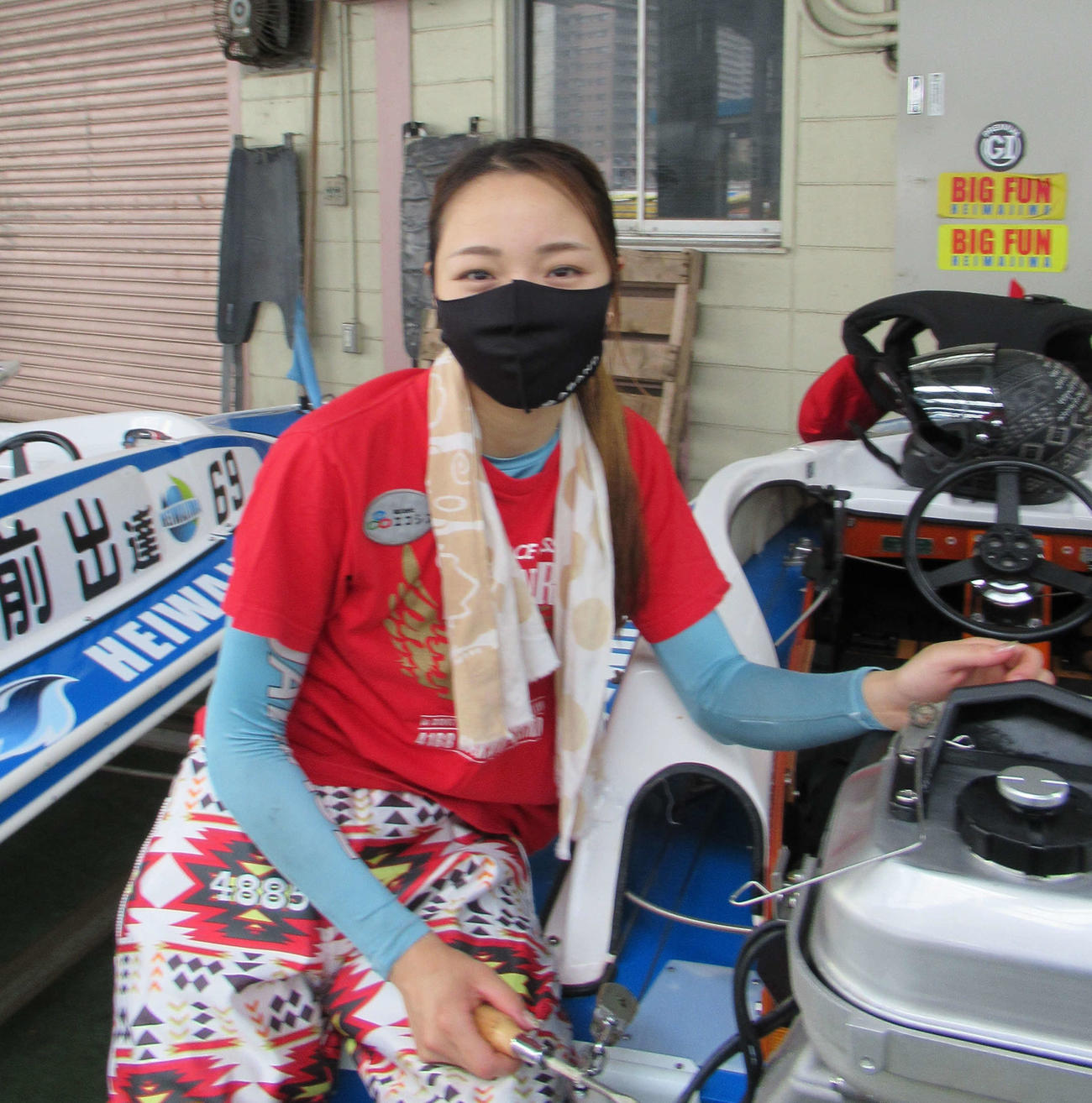 復帰後初勝利を挙げた大山千広は徐々にレースの感触が戻ってきたという