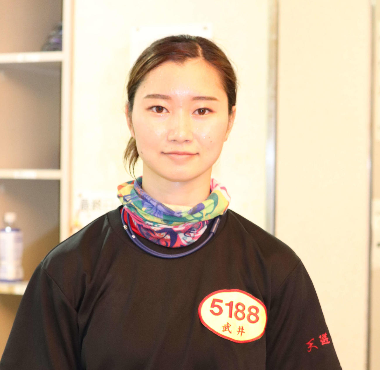 武井莉里佳が快速機を味方に初の準優へ駒を進めた（撮影・神田成史）