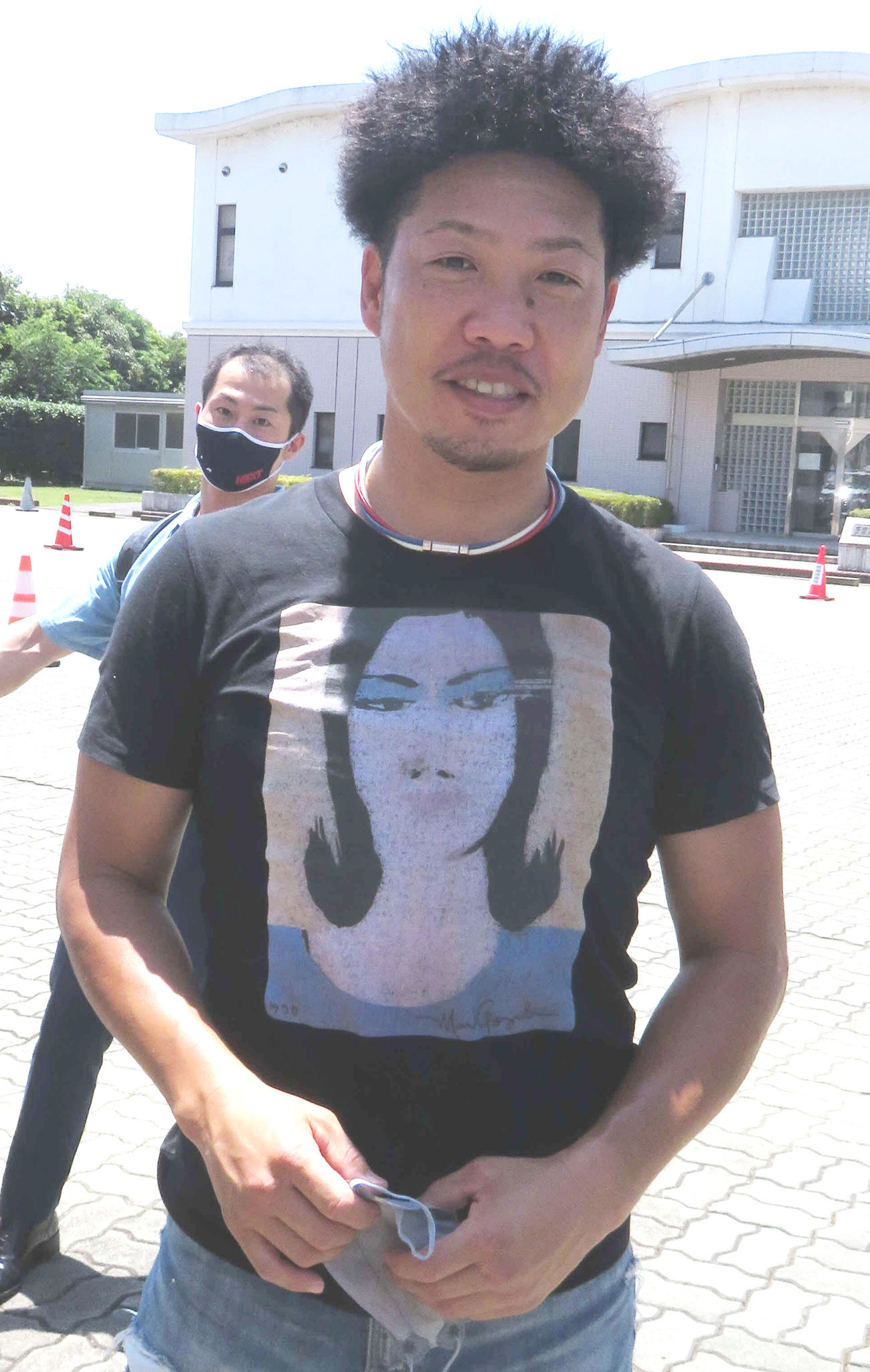 暑さも何のそのと好スタートへ意気込む湊聖二