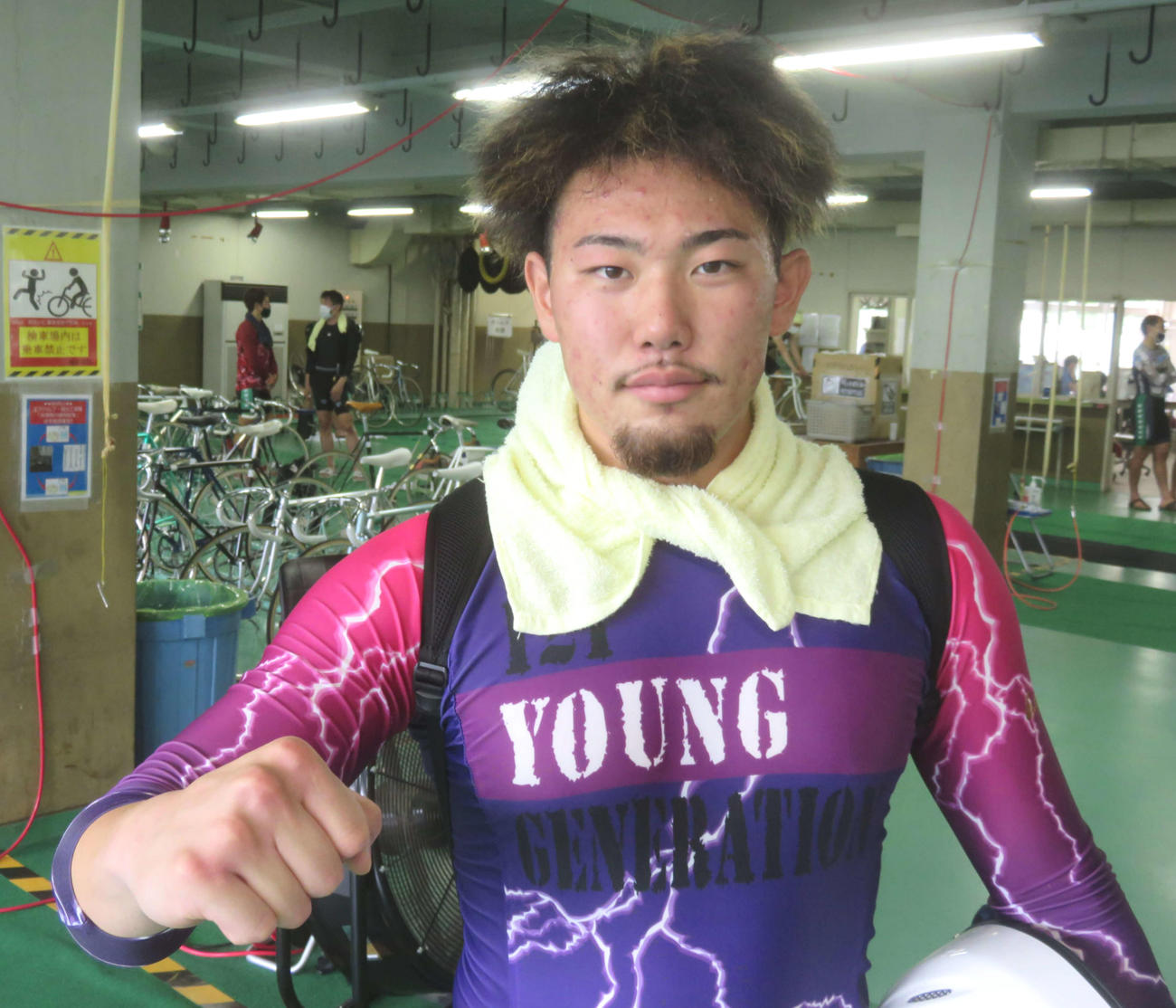 大物感を漂わせる新人の日高裕太