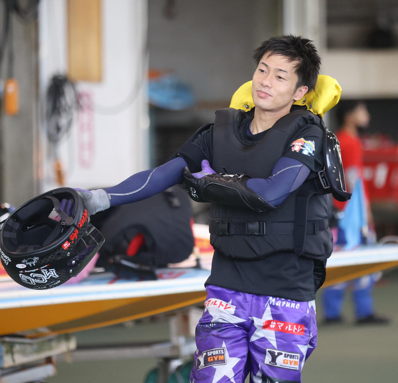 縁のある大会で丸野一樹が大胆に立ち回る（撮影・梅根麻紀）