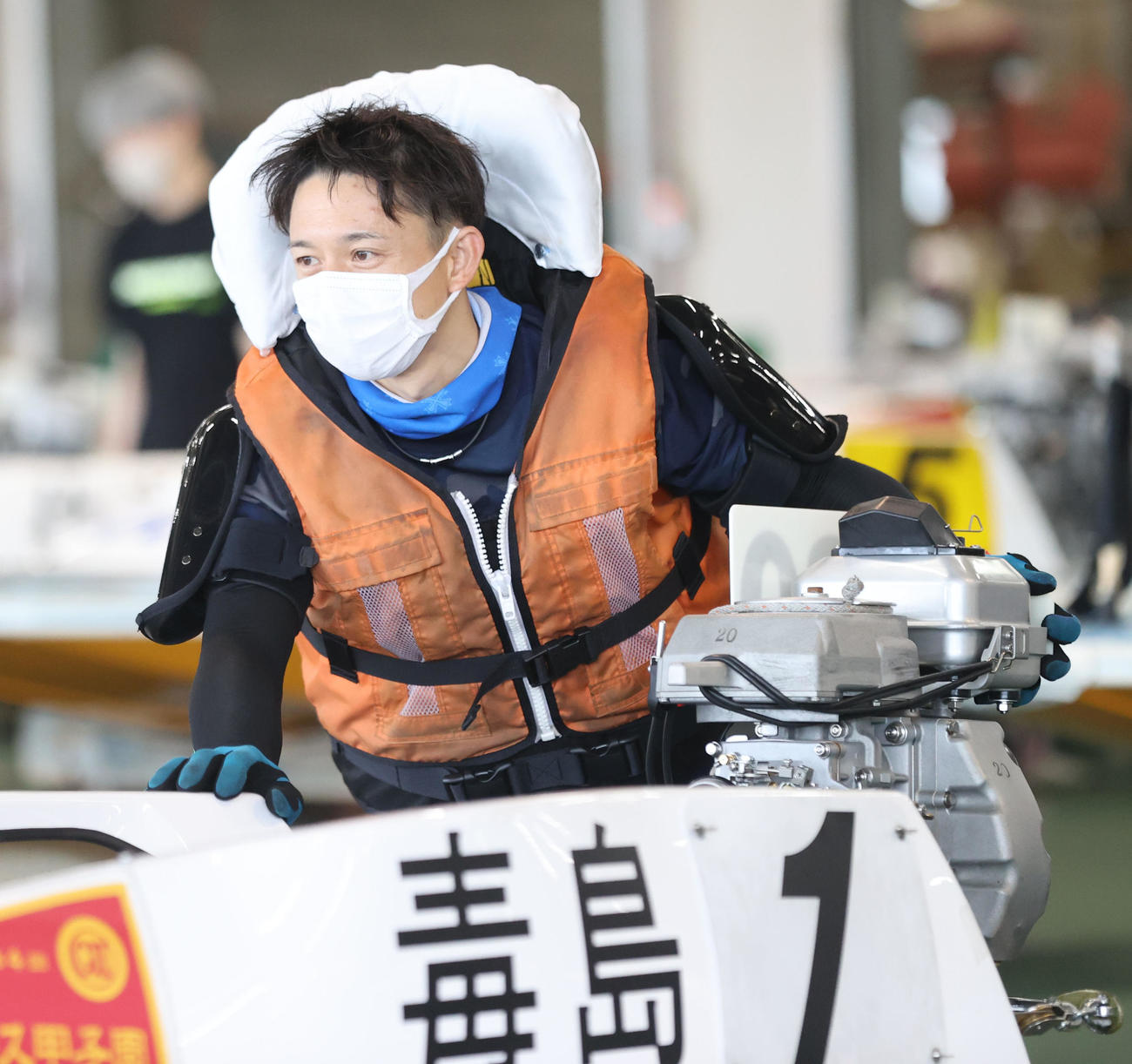 毒島誠が大会連覇へ、まずは初日12Ｒドリーム戦で好発進を決める（撮影・梅根麻紀）