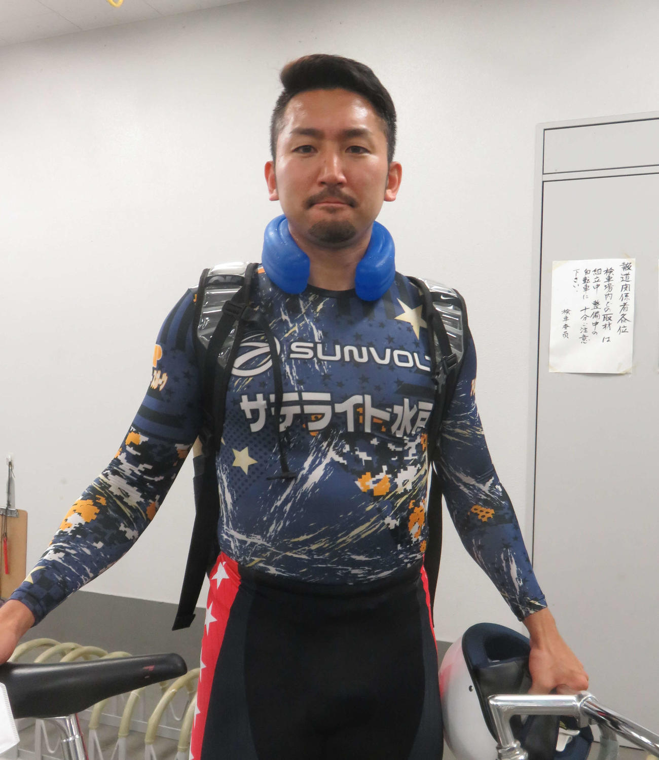 4月宇都宮に続く今年2度目のVを狙う雨谷一樹（撮影・栗田文人）