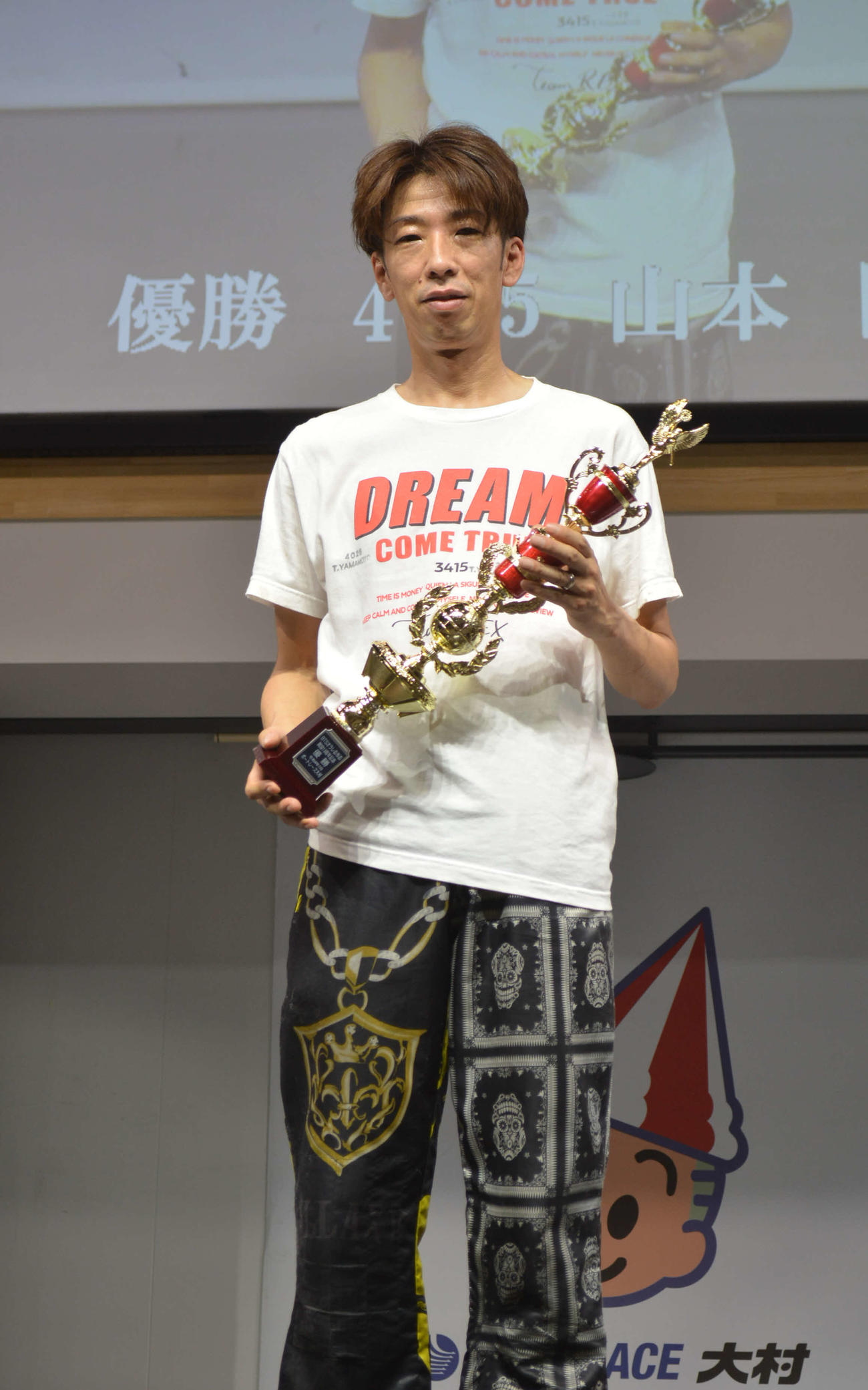 今年2度目の優勝を飾った山本隆幸