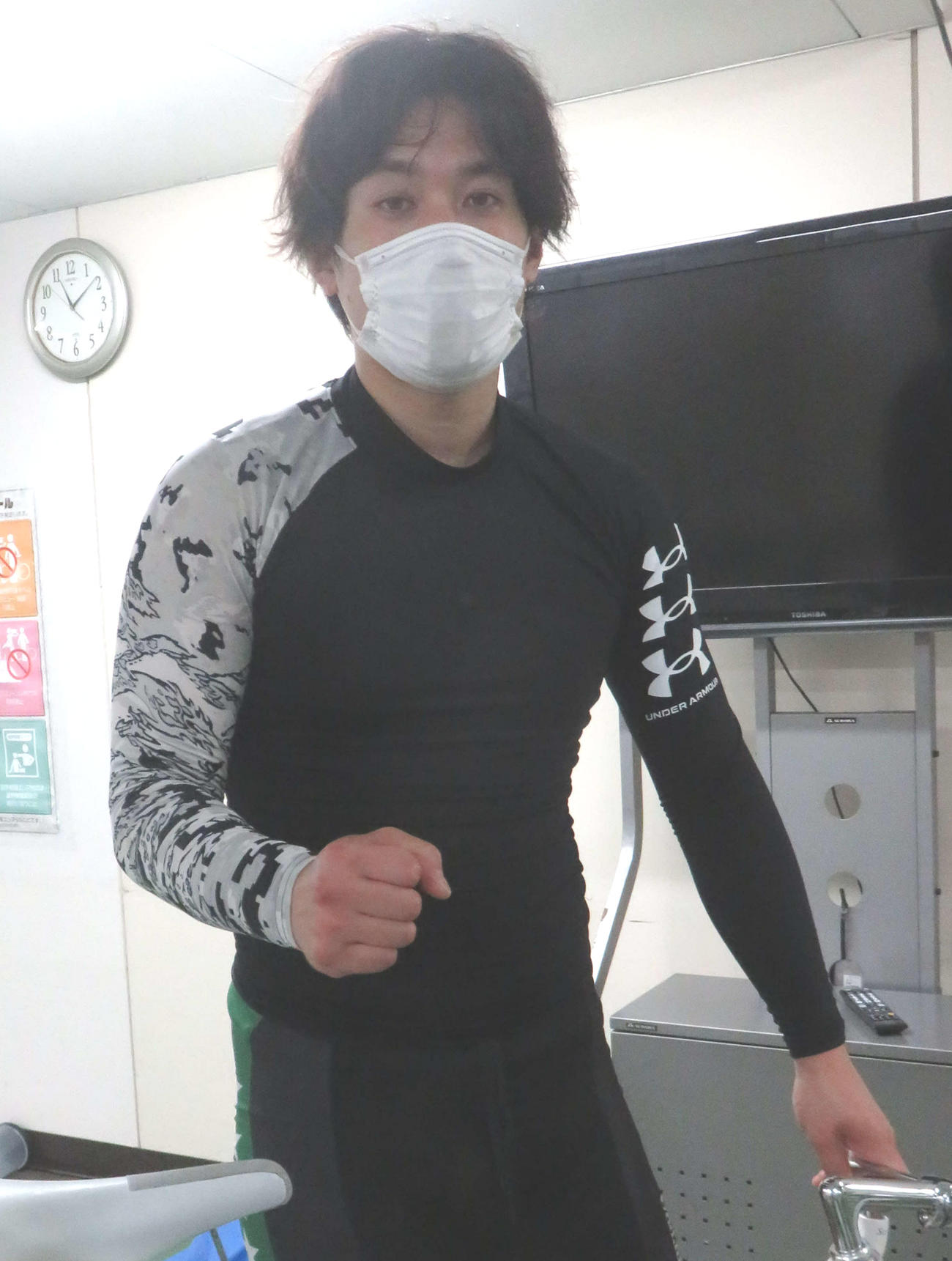 今節の地元エースを務める原岡泰志郎（撮影・野島成浩）