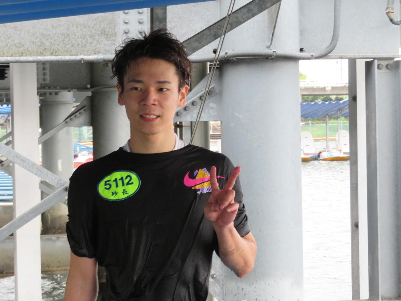 G2初勝利にピースサインの砂長知輝